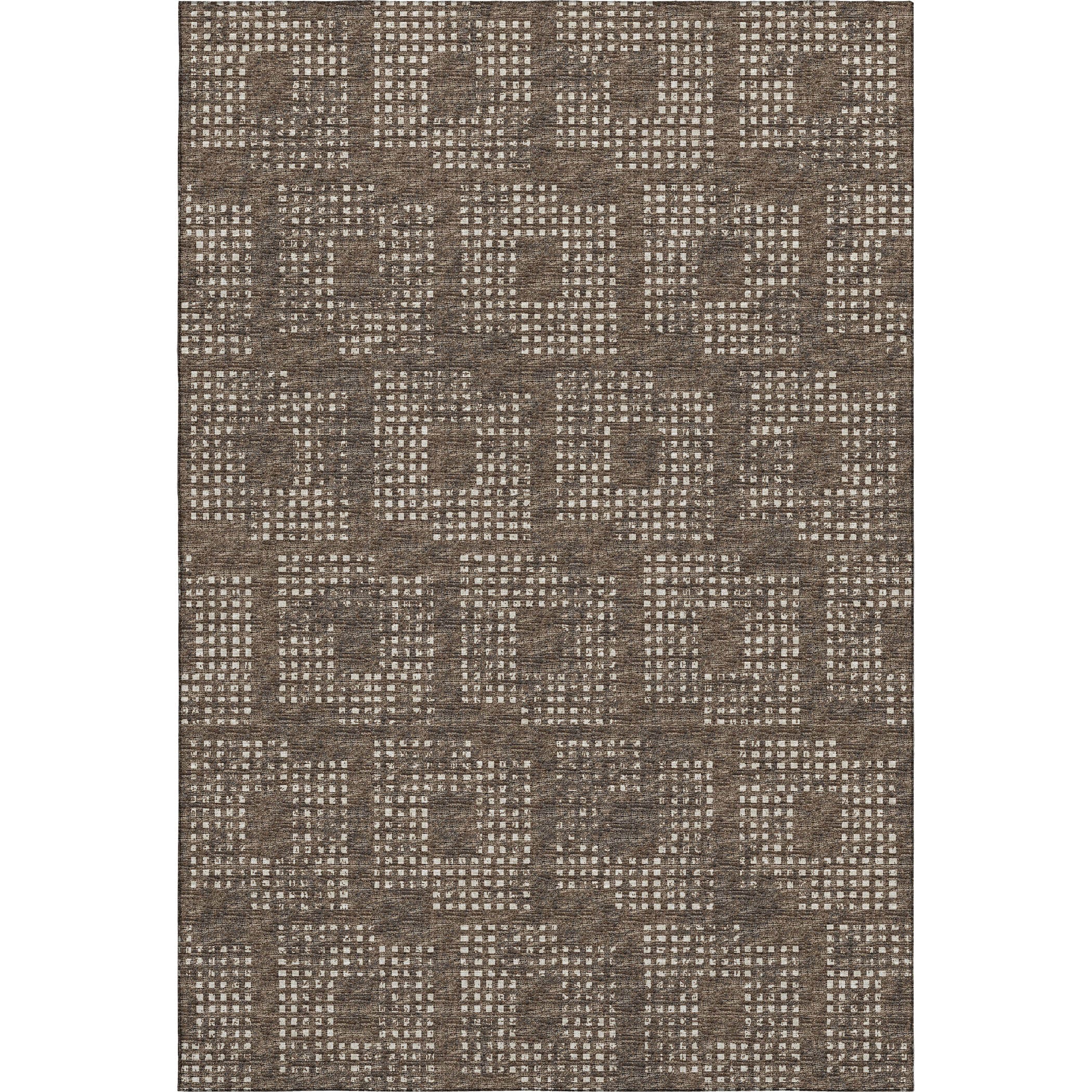 Ghent Machine Washable Transitional Brown Chocolate Rug 2'6" x 3'10" #shape_Rectangle