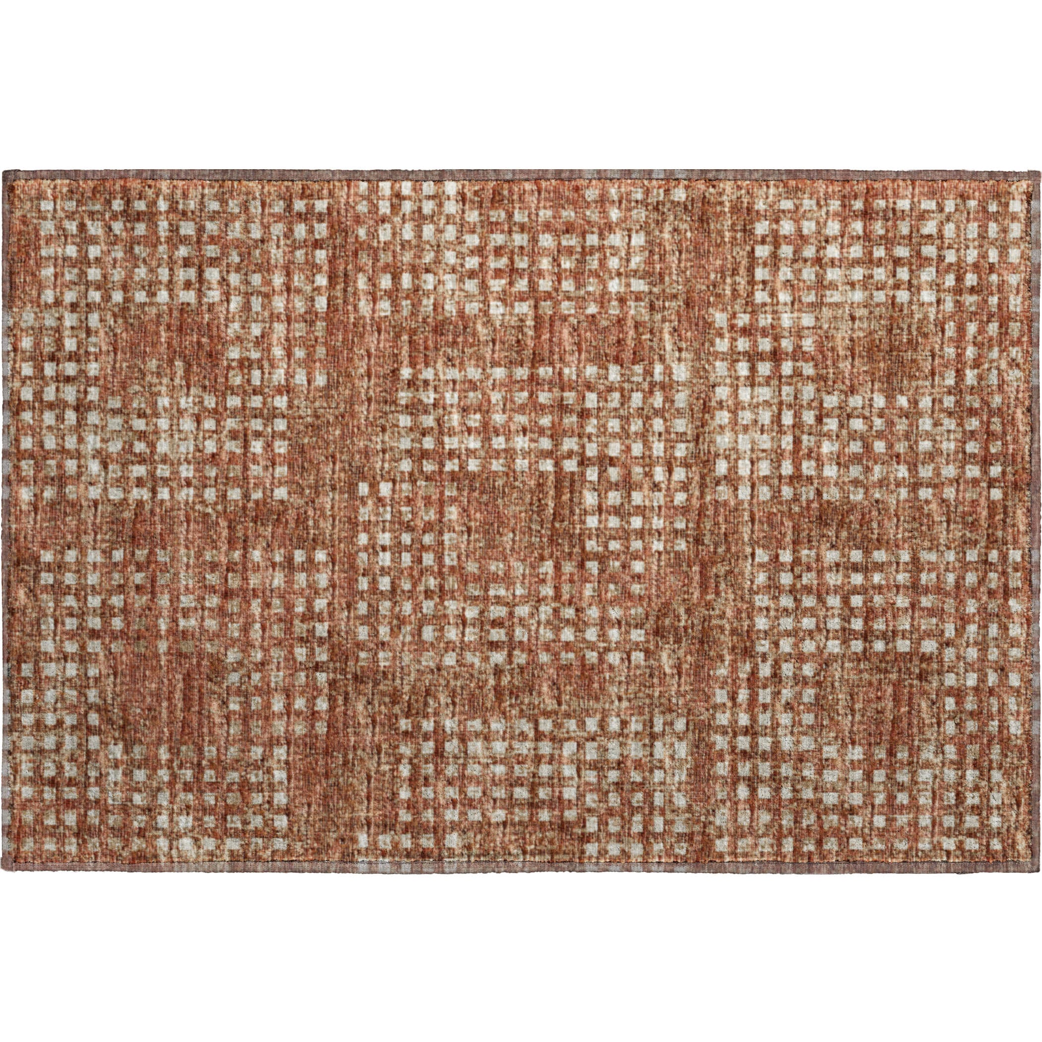 Ghent Machine Washable Transitional Canyon Paprika Rug 1'8" x 2'6" #shape_Rectangle