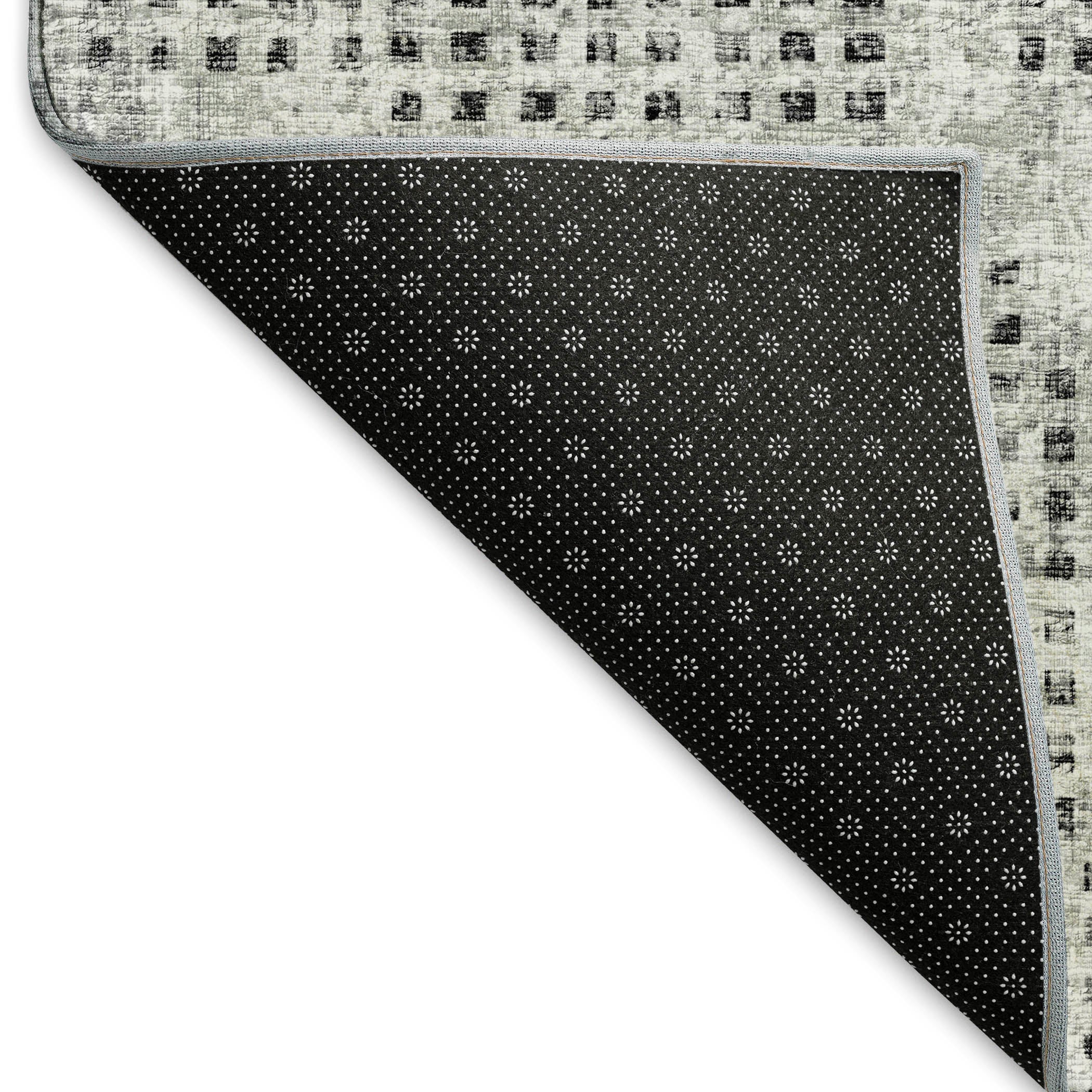 Ghent Machine Washable Transitional Gray Rug 1'8" x 2'6" #shape_Rectangle