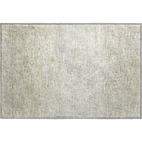 Luang Prabang Machine Washable Transitional Beige Taupe Rug 1'8" x 2'6"