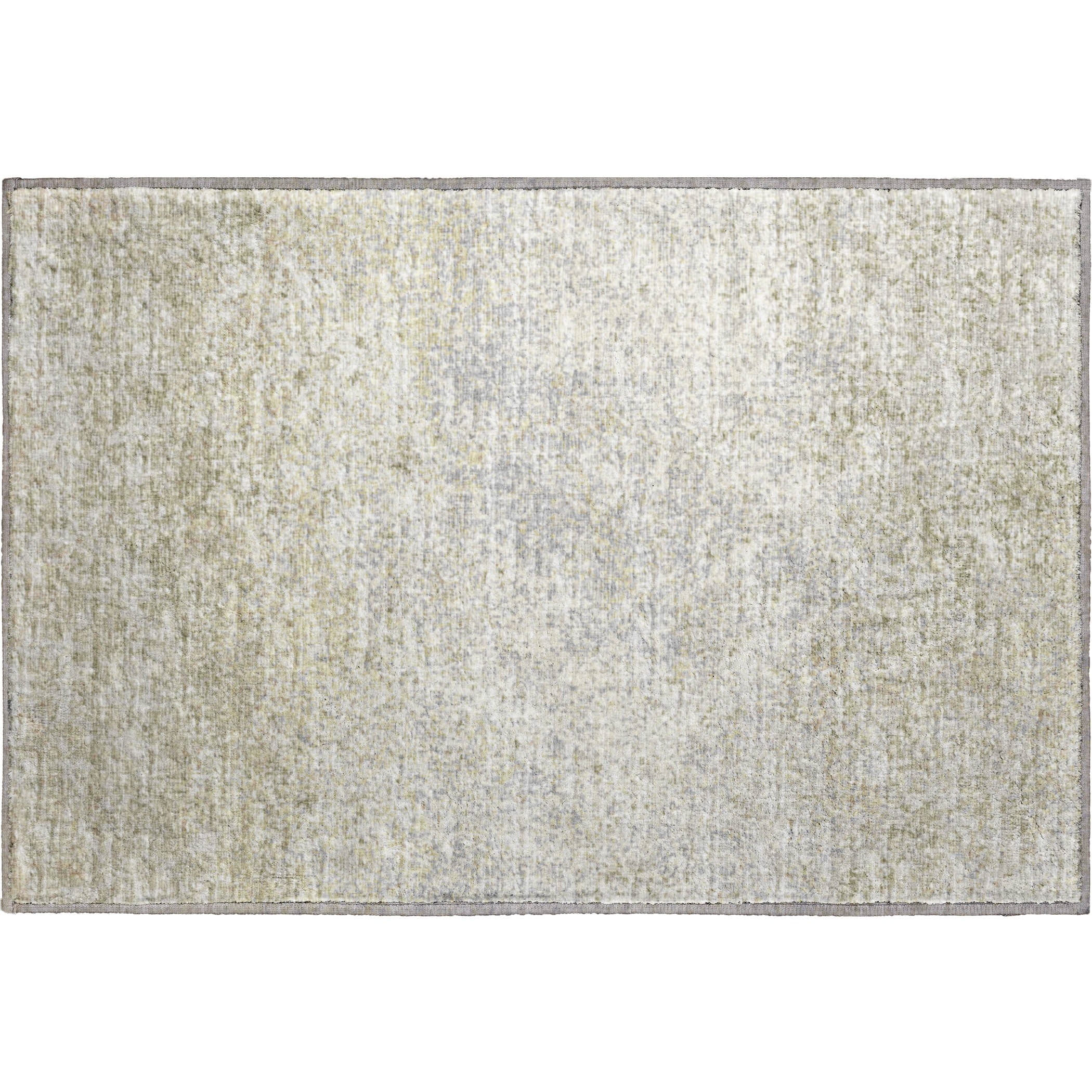 Luang Prabang Machine Washable Transitional Beige Taupe Rug 1'8" x 2'6" #shape_Rectangle