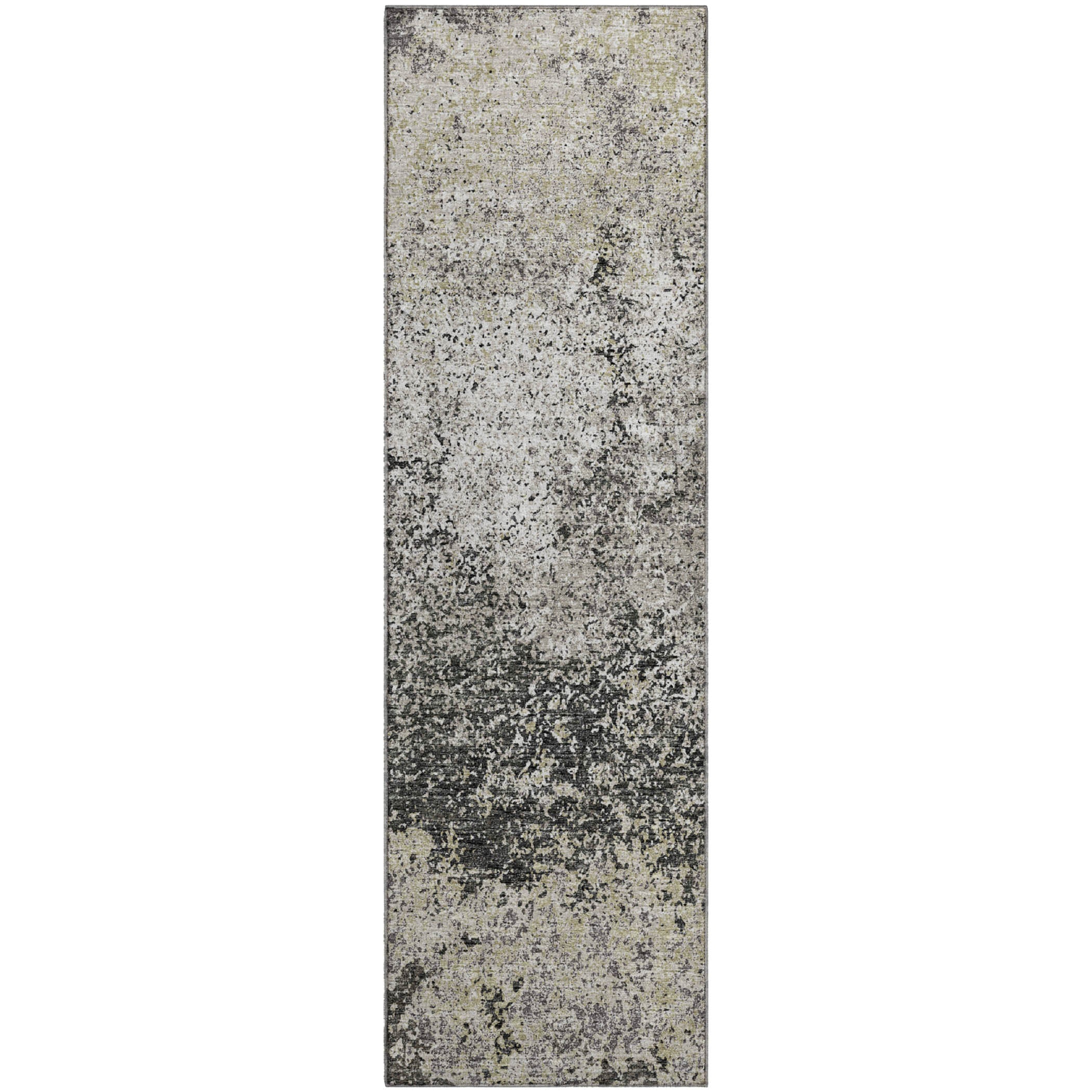 Luang Prabang Machine Washable Transitional Gray Rug 2'3" x 7'6" #shape_Runner