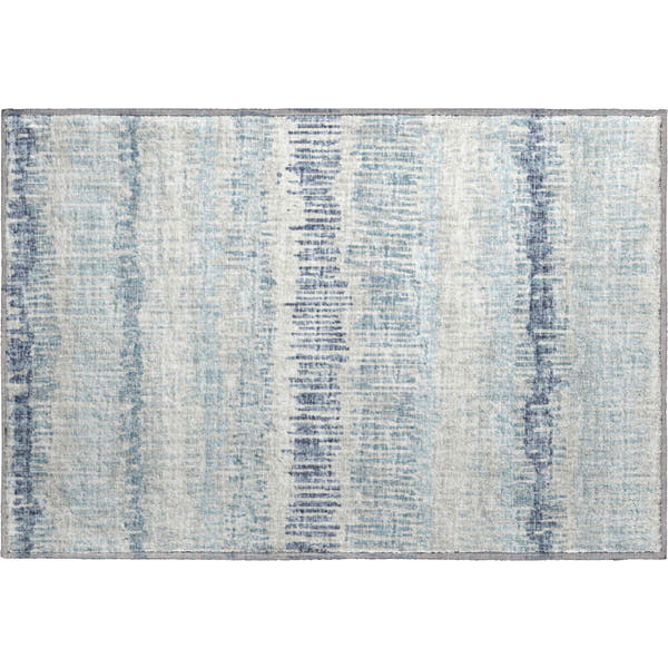 Sarajevo Machine Washable Transitional Blue Rug 1'8" x 2'6"