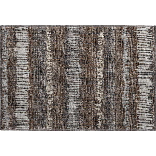 Sarajevo Machine Washable Transitional Brown Rug 1'8" x 2'6"