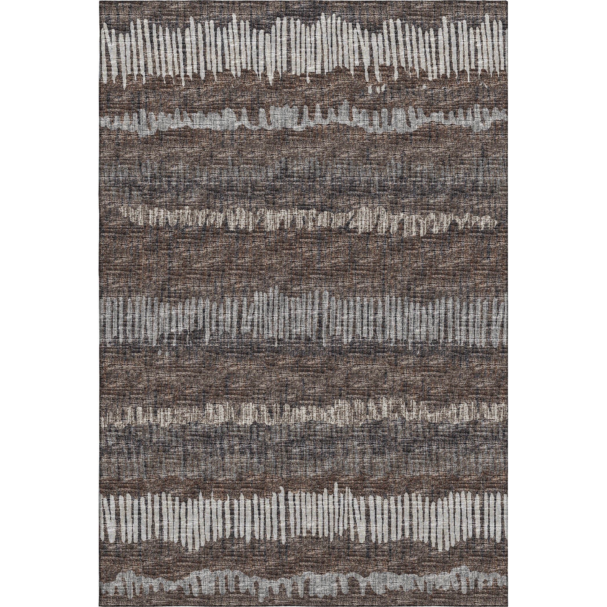 Sarajevo Machine Washable Transitional Brown Rug 2'6" x 3'10" #shape_Rectangle