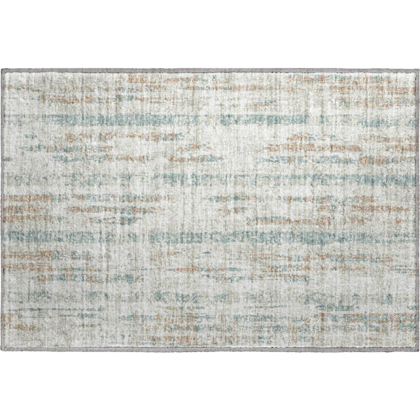 Zanzibar Machine Washable Transitional Ivory Rug 1'8" x 2'6"