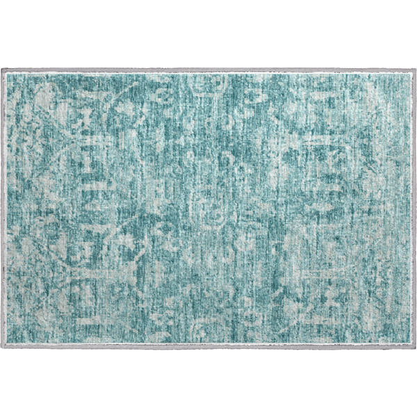 Ghent Machine Washable Traditional Blue Rug 1'8" x 2'6"