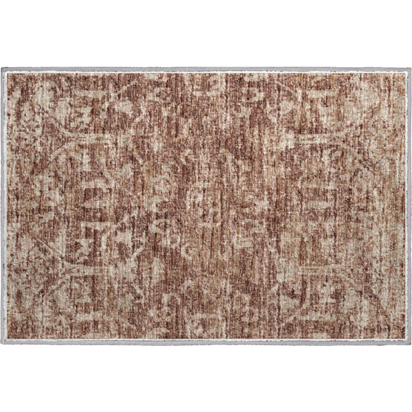 Ghent Machine Washable Traditional Chocolate Brown Rug 1'8" x 2'6"
