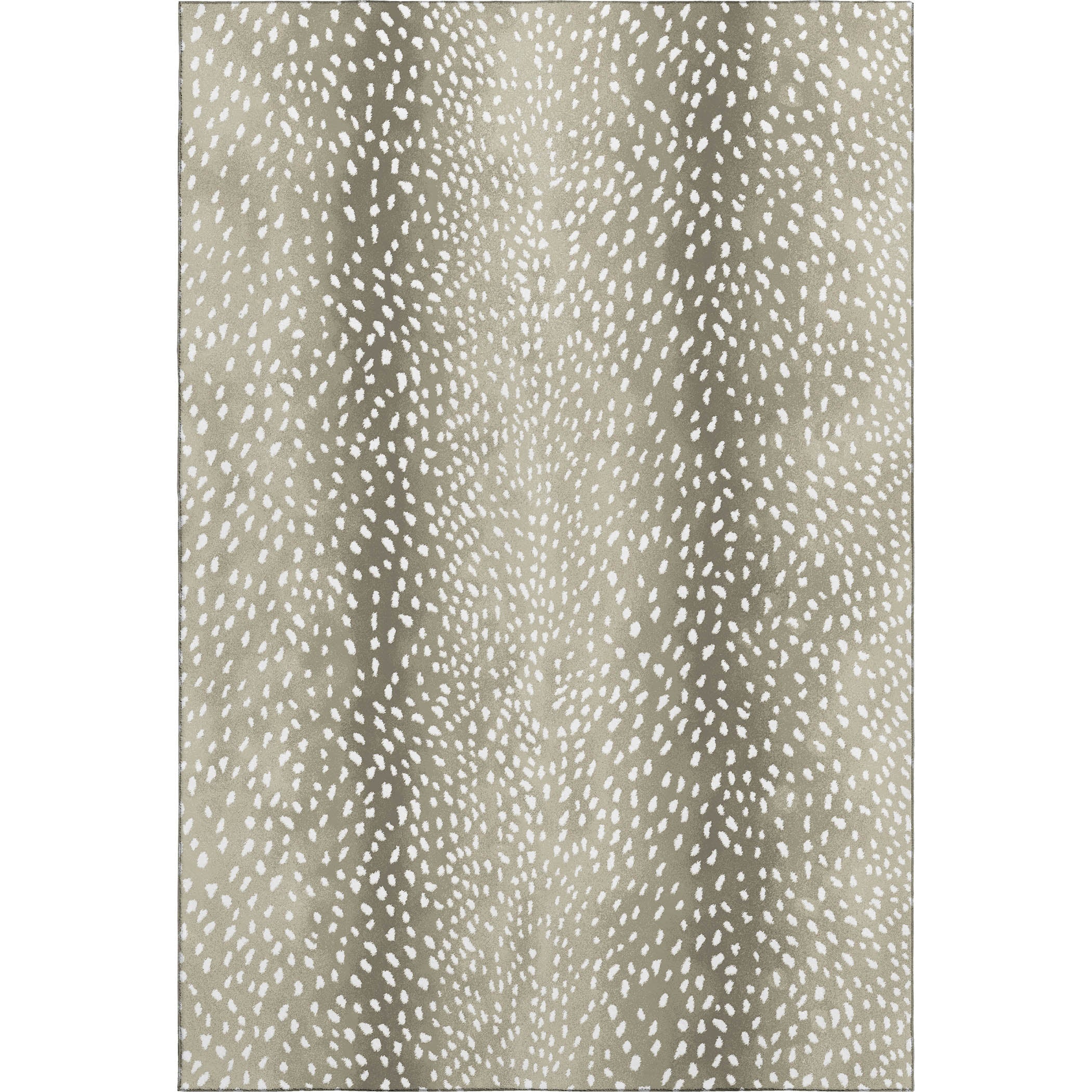 Valletta Machine Washable Animal Skin Pattern Fawn Neutral Rug 2'6" x 3'10" #shape_Rectangle