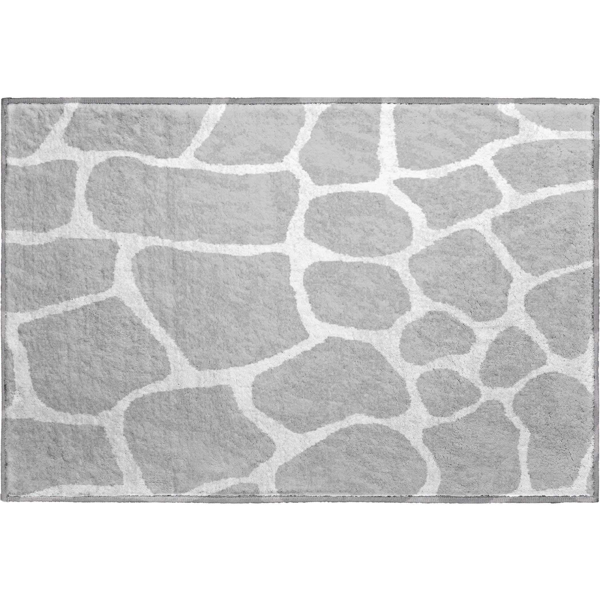 Sintra Machine Washable Animal Skin Pattern Gray Rug 1'8" x 2'6" #shape_Rectangle