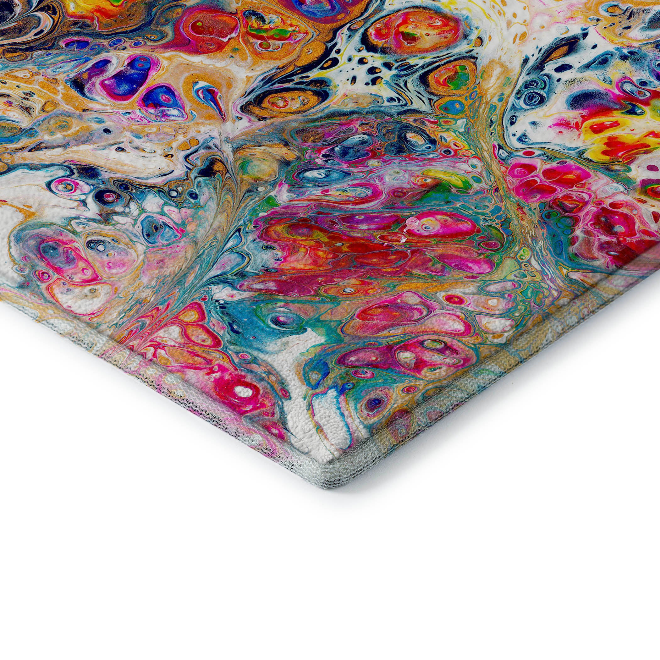 Hoi An Machine Washable Contemporary Kaleidoscope Multi Rug 1'8" x 2'6" #shape_Rectangle
