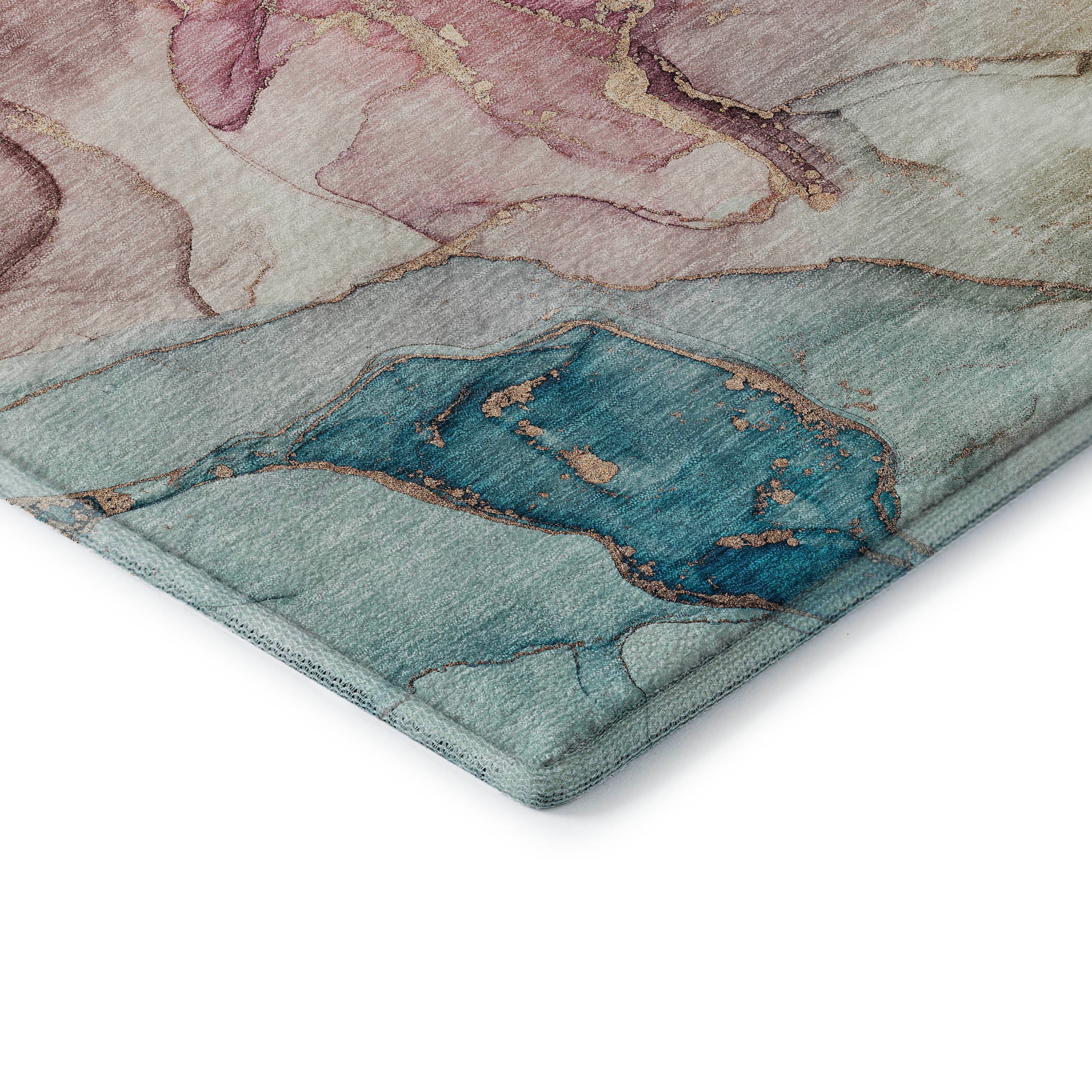 Marrakech Machine Washable Contemporary Blue Rug 1'8" x 2'6" #shape_Rectangle