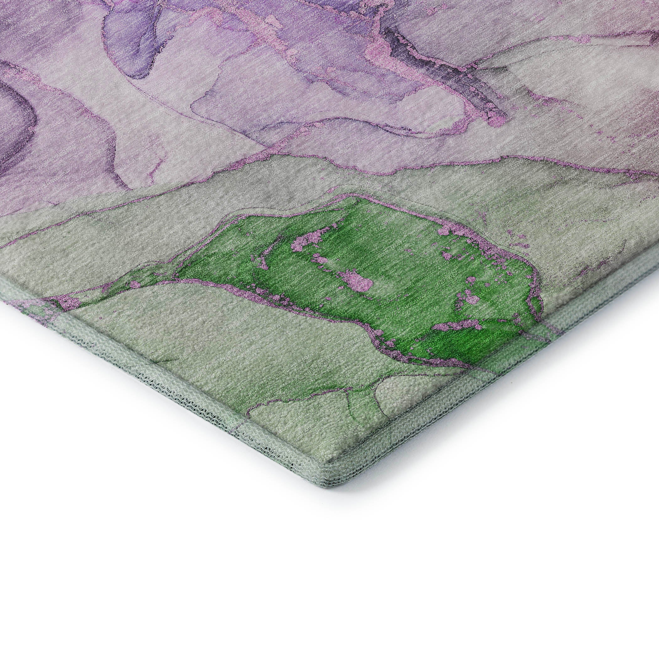 Marrakech Machine Washable Contemporary Purple Rug 1'8" x 2'6" #shape_Rectangle