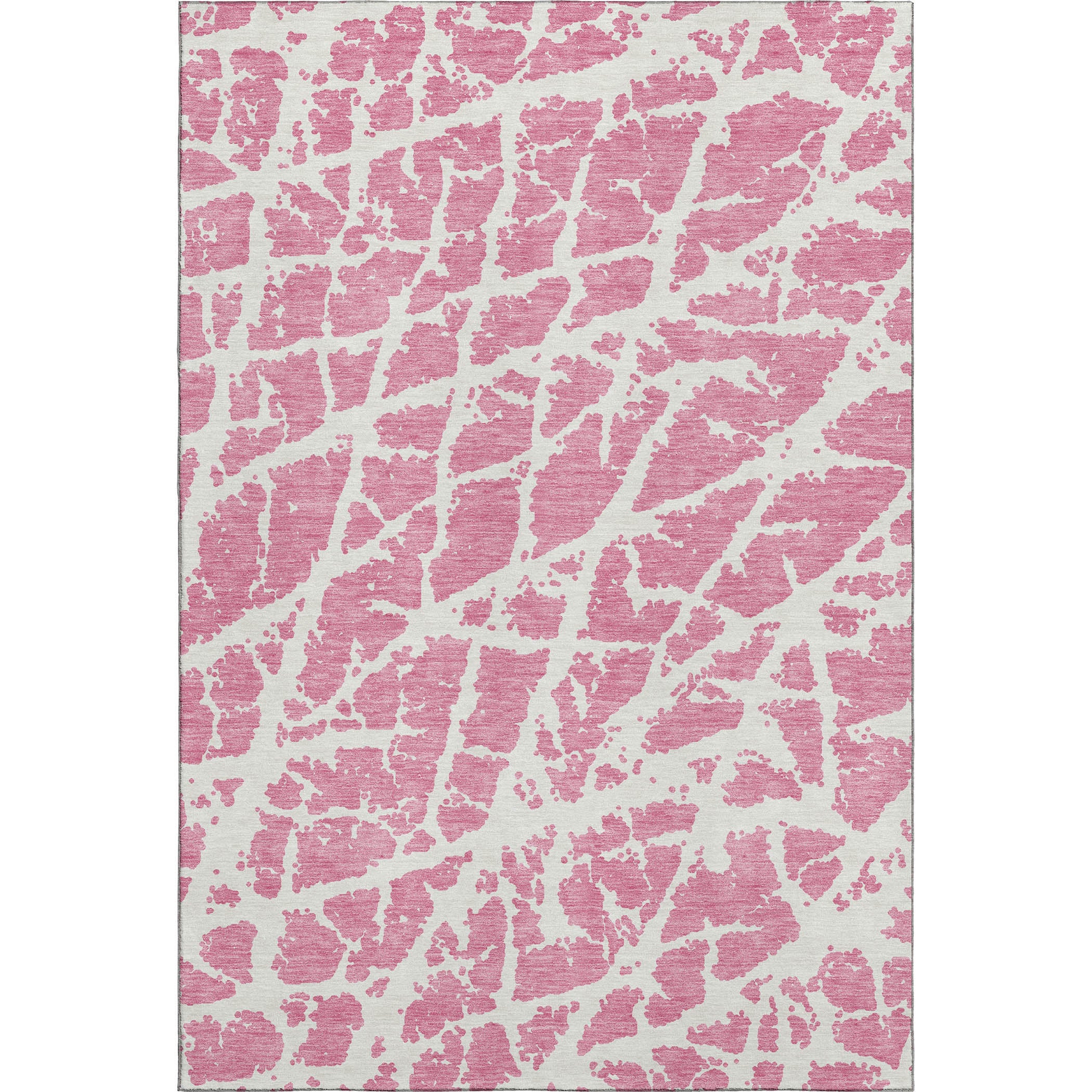 Siena Machine Washable Transitional Pink Rug 2'6" x 3'10" #shape_Rectangle
