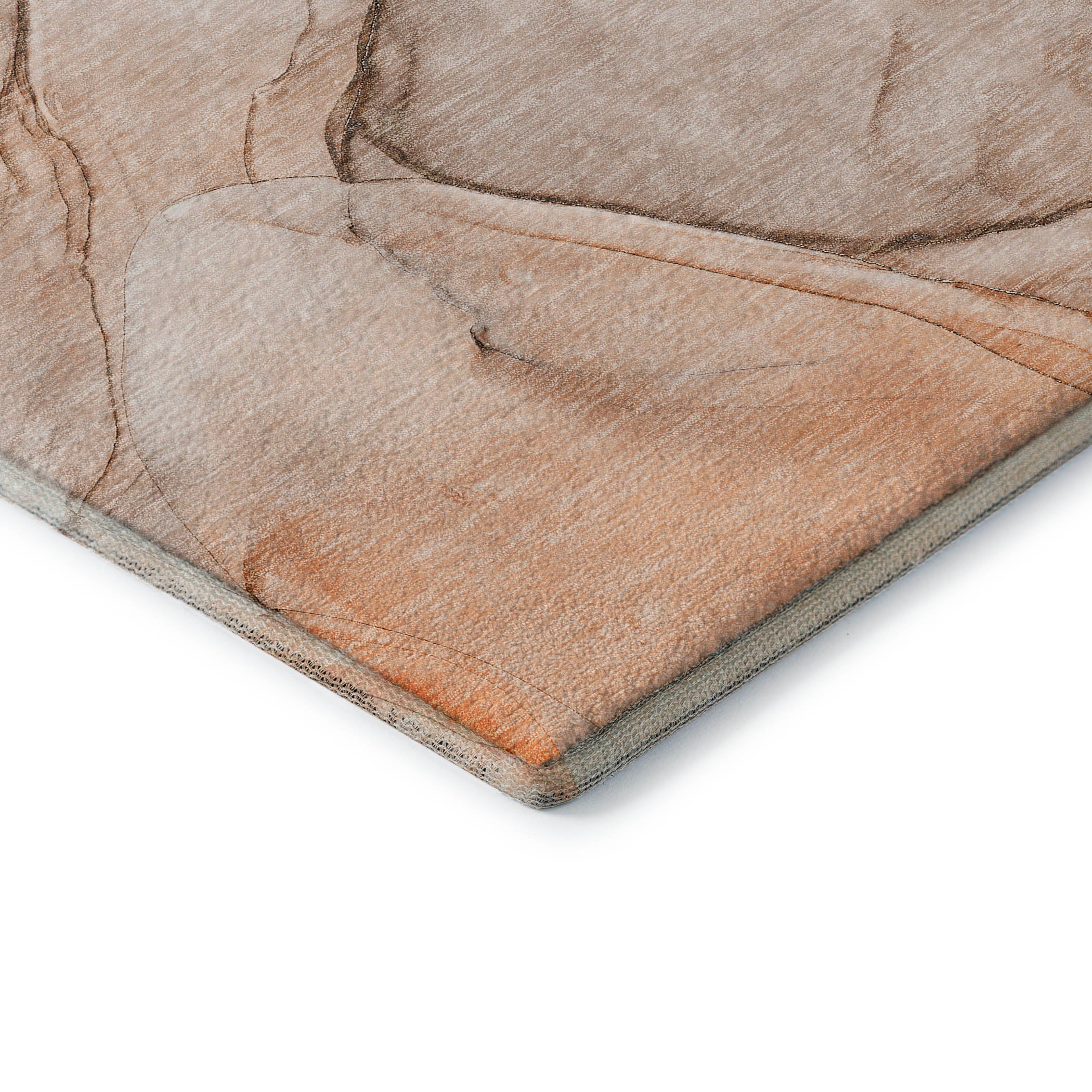 Valletta Machine Washable Transitional Orange Rug 1'8" x 2'6" #shape_Rectangle