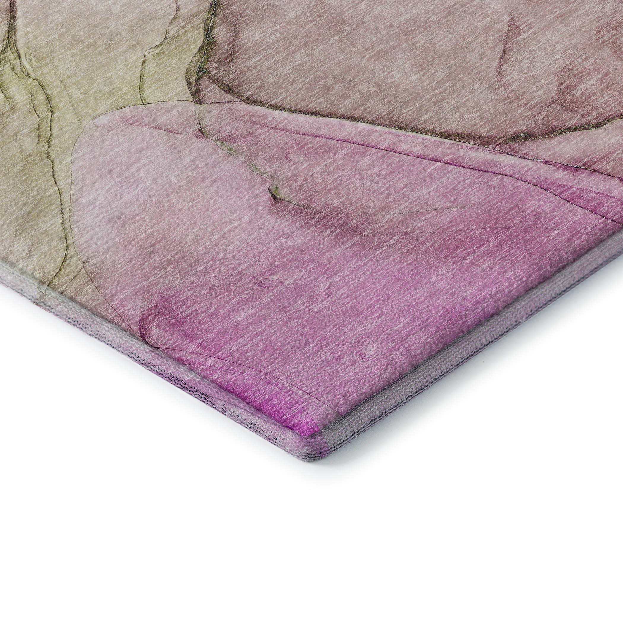 Valletta Machine Washable Transitional Pink Rug 1'8" x 2'6" #shape_Rectangle