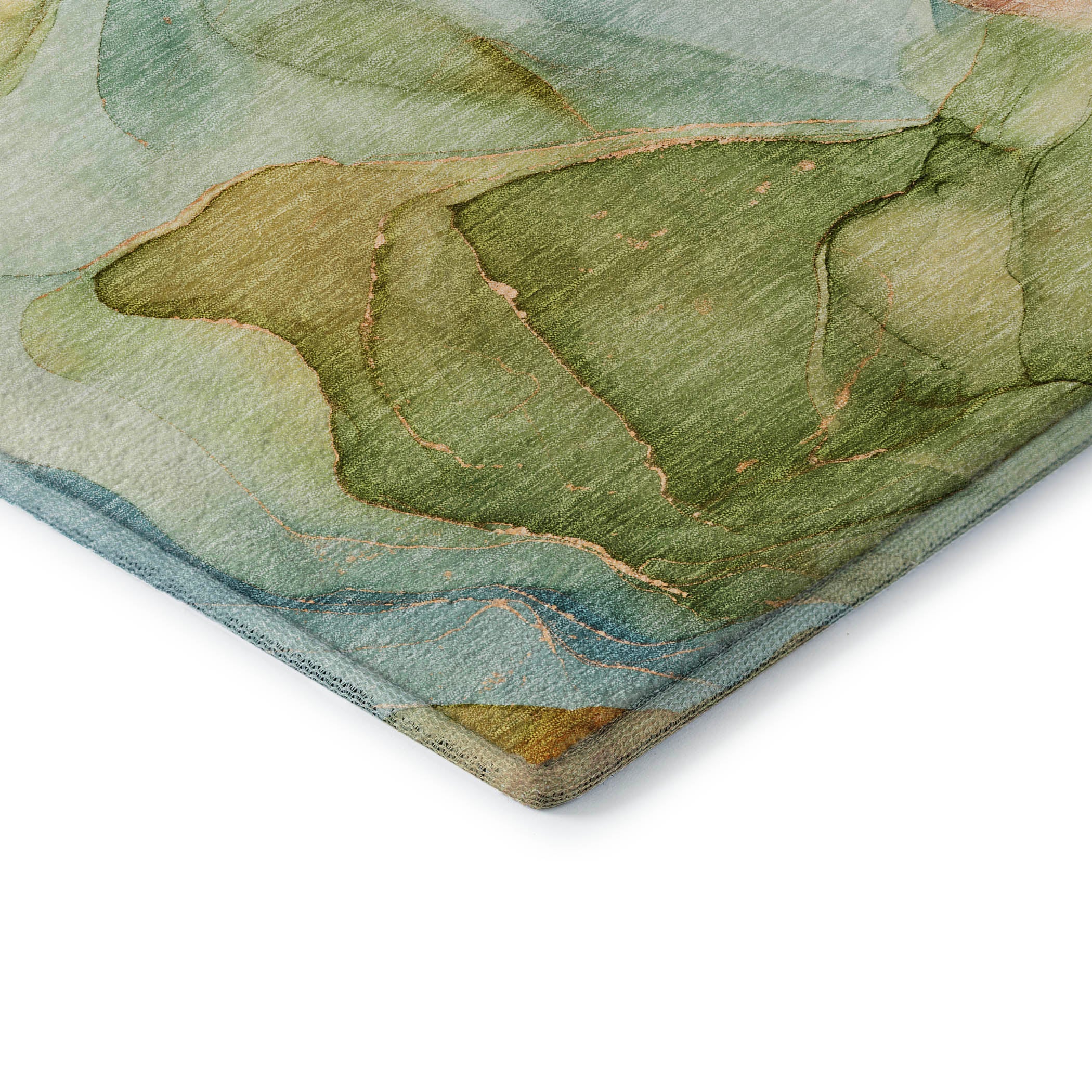 Chiang Mai Machine Washable Transitional Blue Rug 1'8" x 2'6" #shape_Rectangle