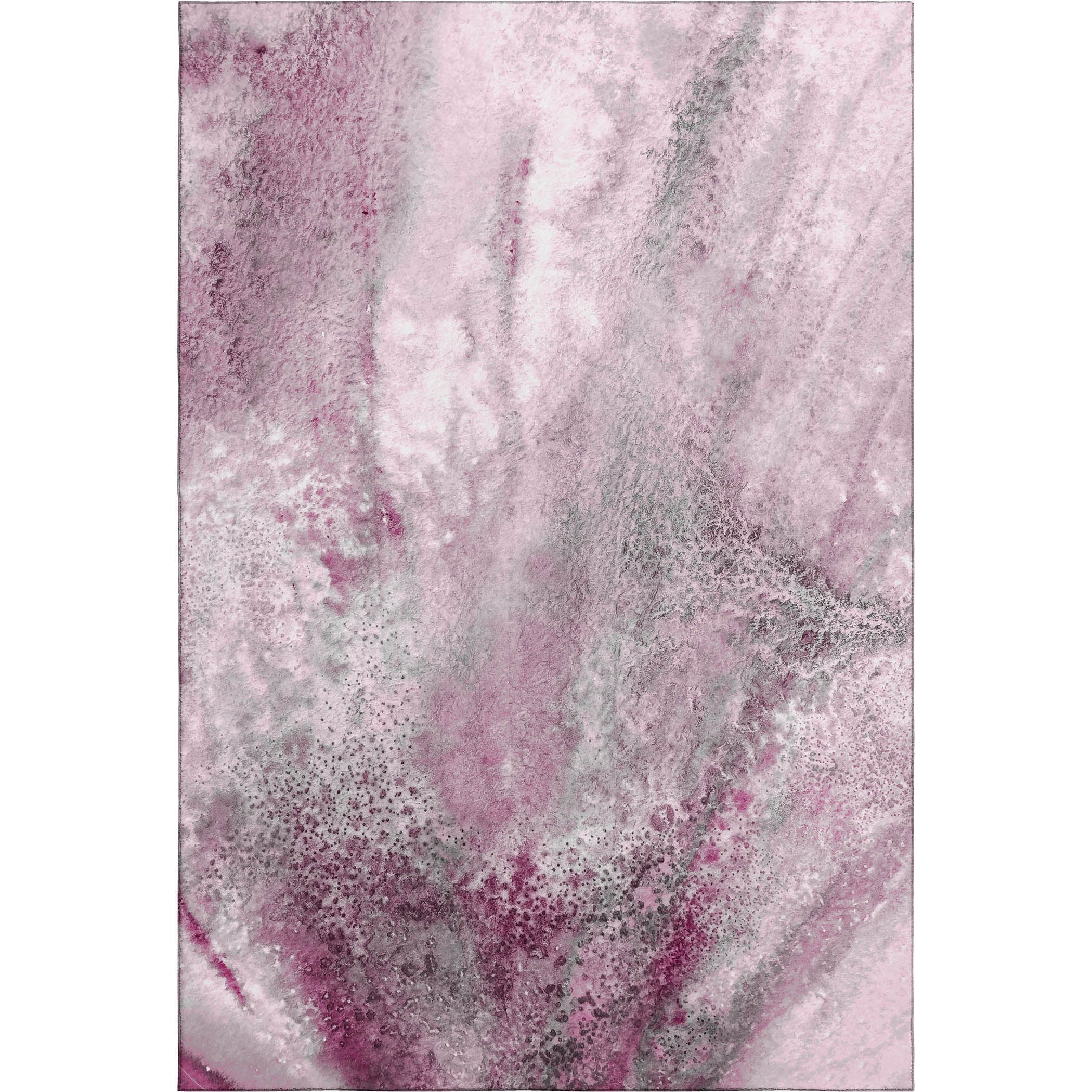 Athens Machine Washable Contemporary Pink Rug 2'6" x 3'10" #shape_Rectangle