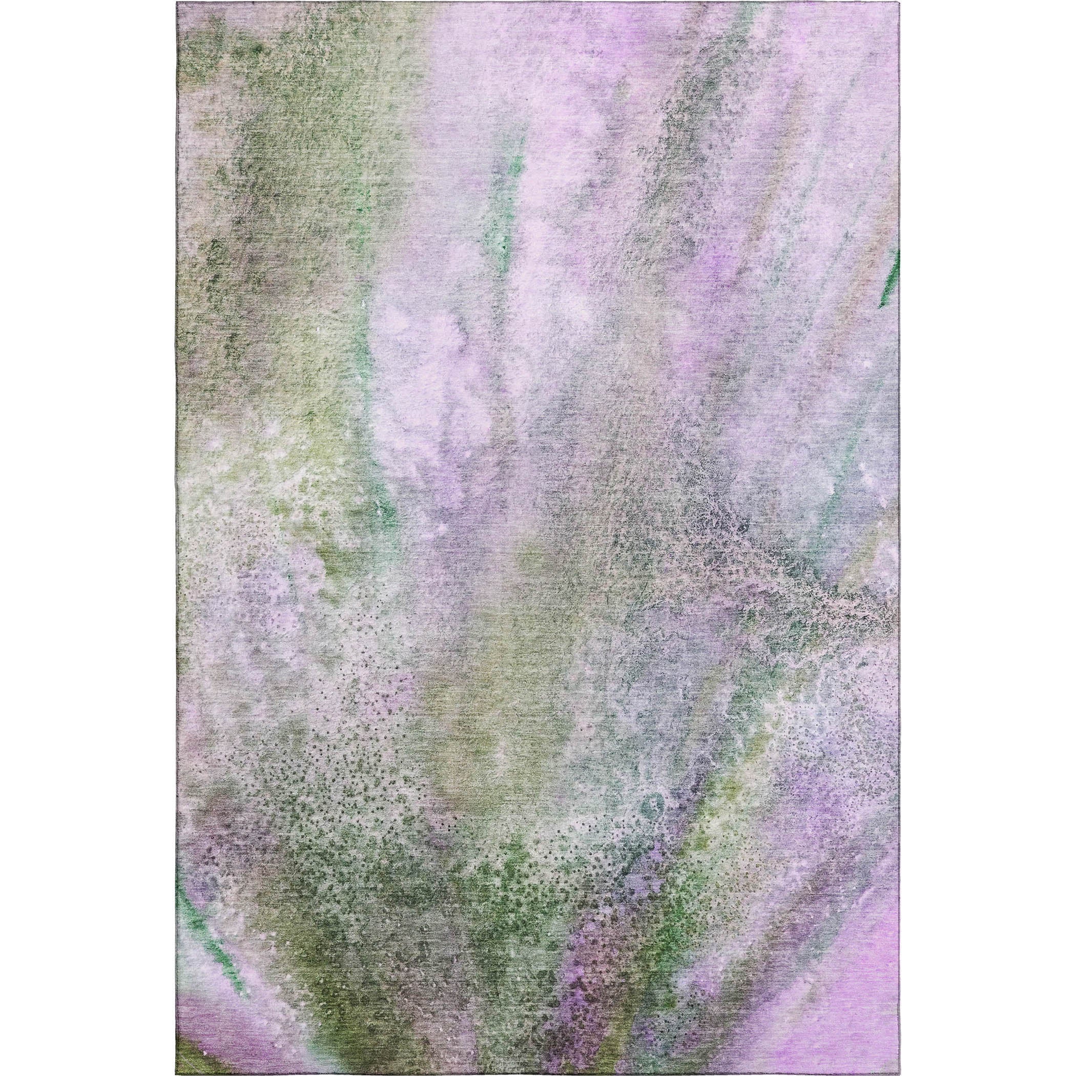Athens Machine Washable Contemporary Purple Rug 2'6" x 3'10" #shape_Rectangle