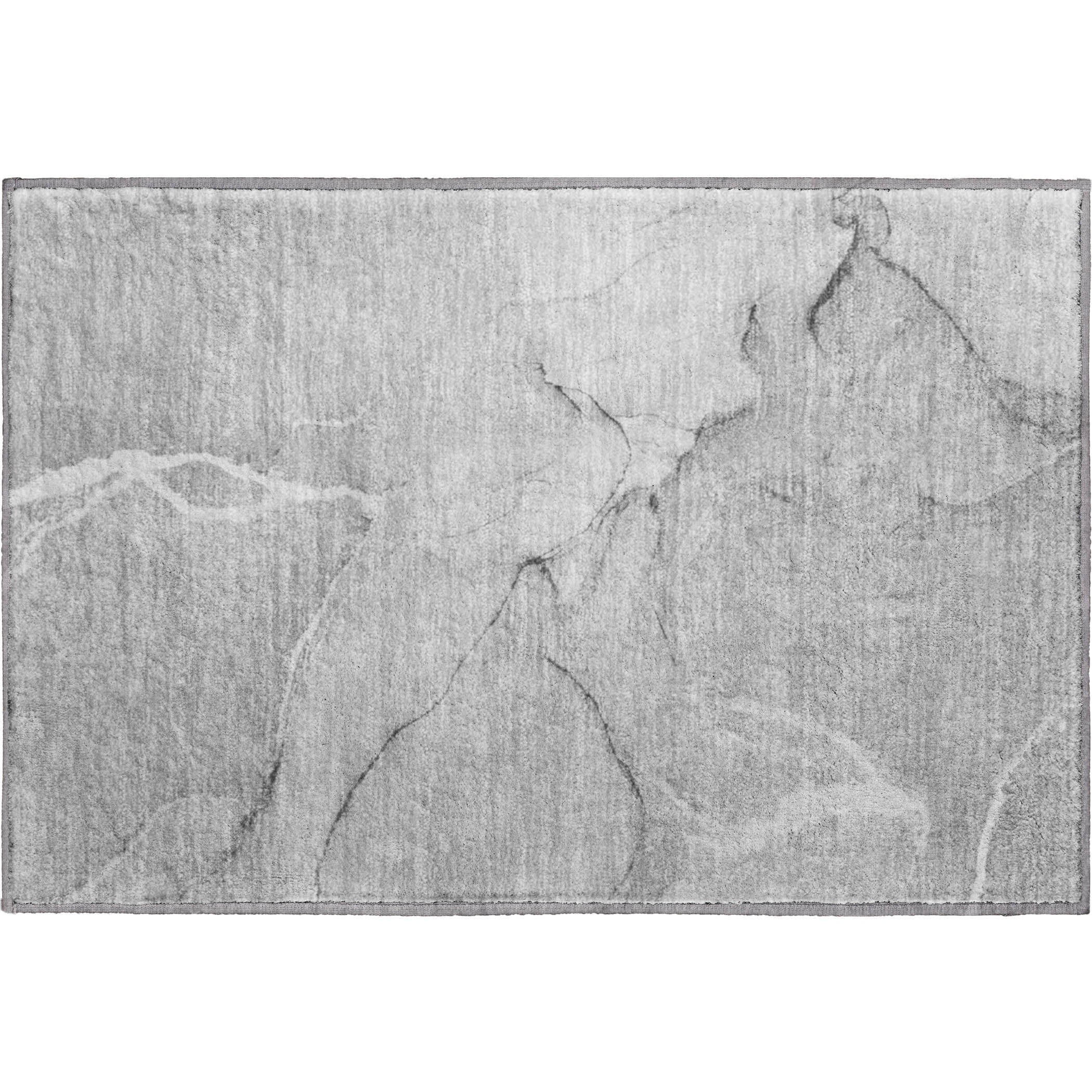 Prague Machine Washable Transitional Gray Rug 1'8" x 2'6" #shape_Rectangle