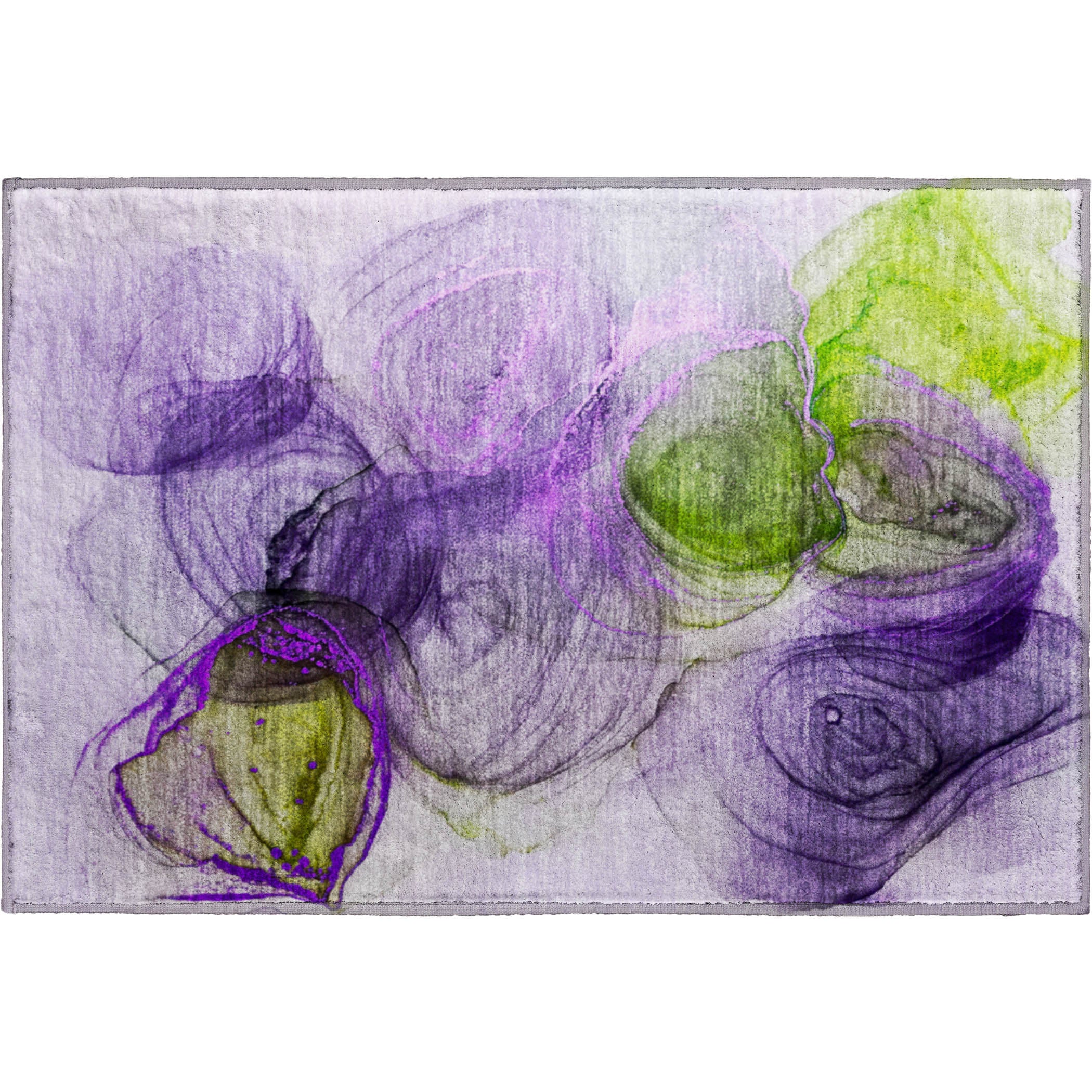 Lima Machine Washable Transitional Purple Rug 1'8" x 2'6" #shape_Rectangle