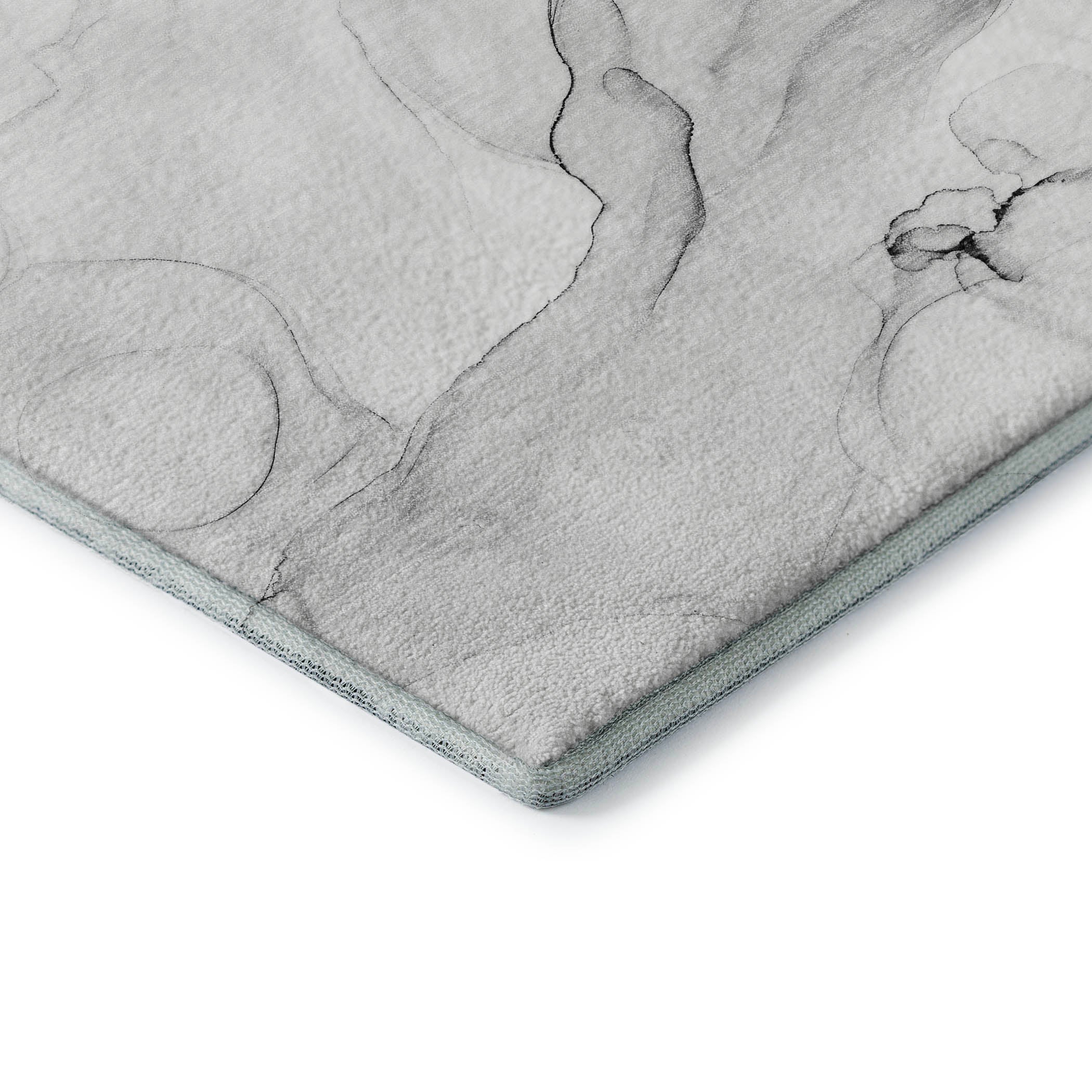 Porto Machine Washable Transitional Gray Rug 1'8" x 2'6" #shape_Rectangle