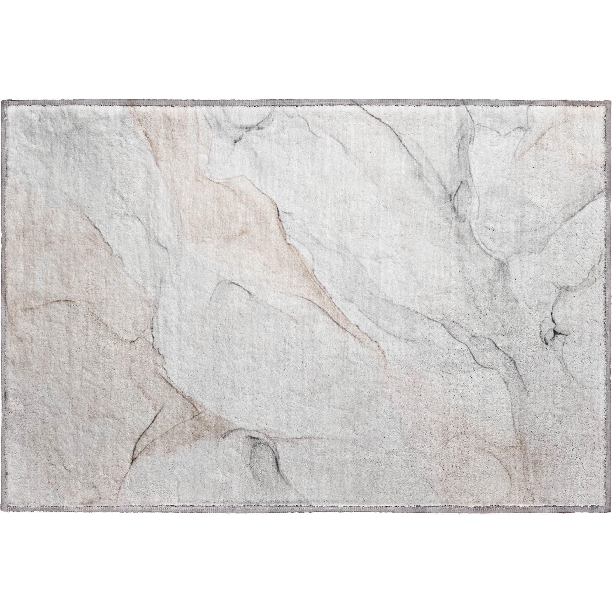 Porto Machine Washable Transitional Ivory Rug 1'8" x 2'6" #shape_Rectangle