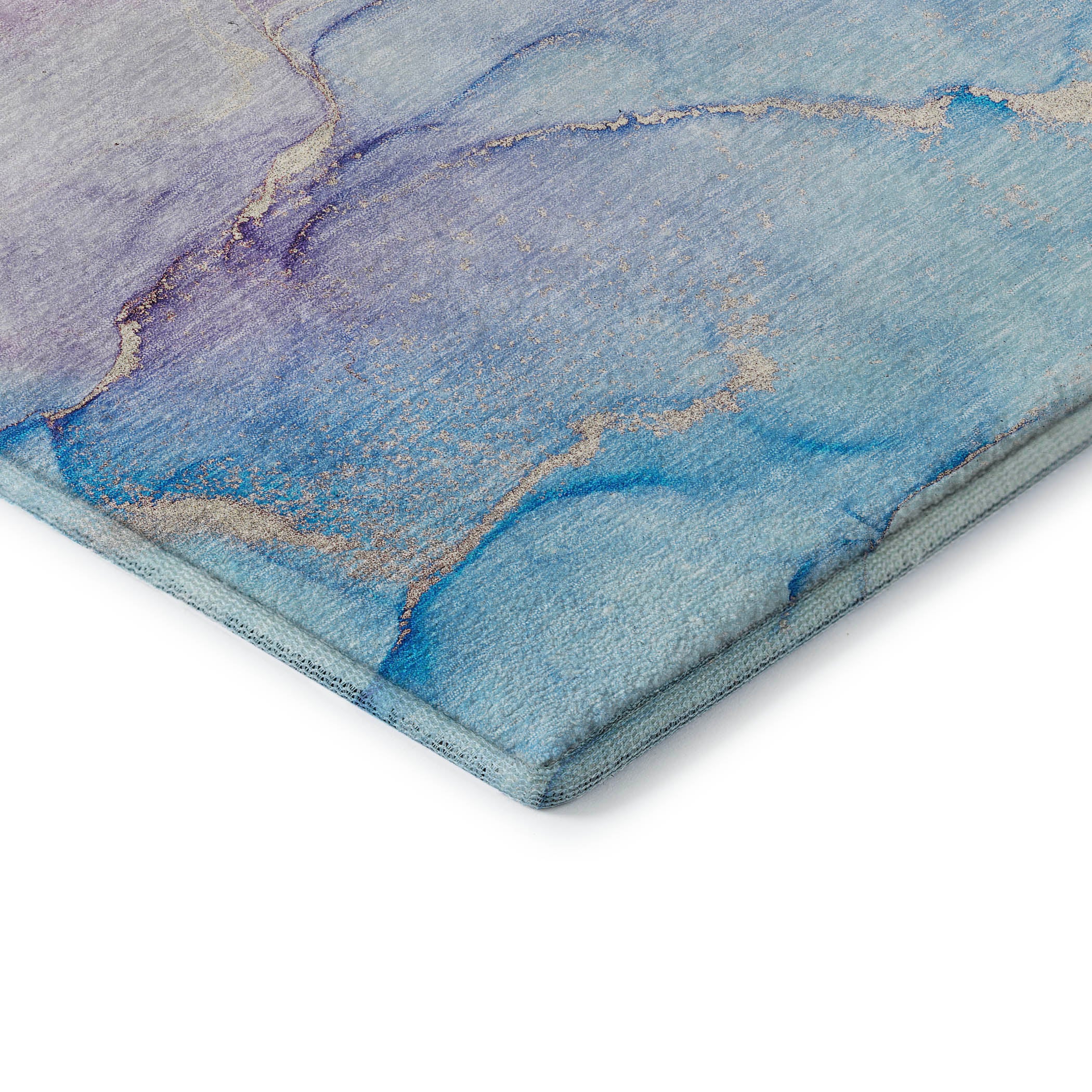 Porto Machine Washable Transitional Purple Rug 1'8" x 2'6" #shape_Rectangle
