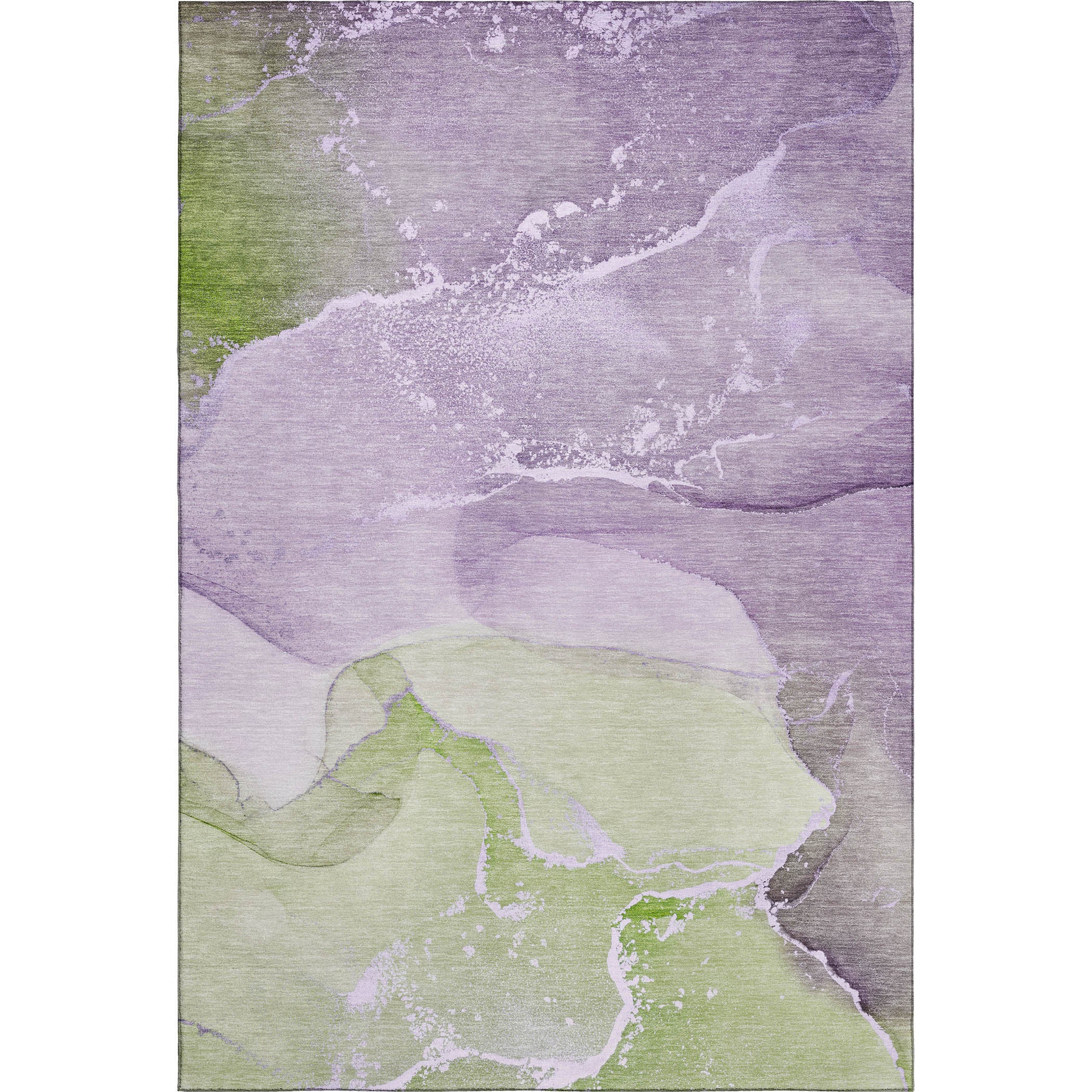 Bruges Machine Washable Transitional Purple Rug 2'6" x 3'10" #shape_Rectangle