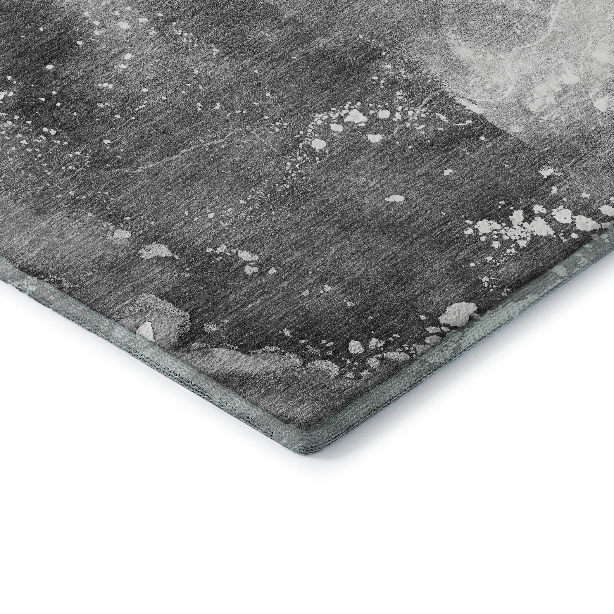 Vienna Machine Washable Transitional Gray Rug 1'8" x 2'6" #shape_Rectangle