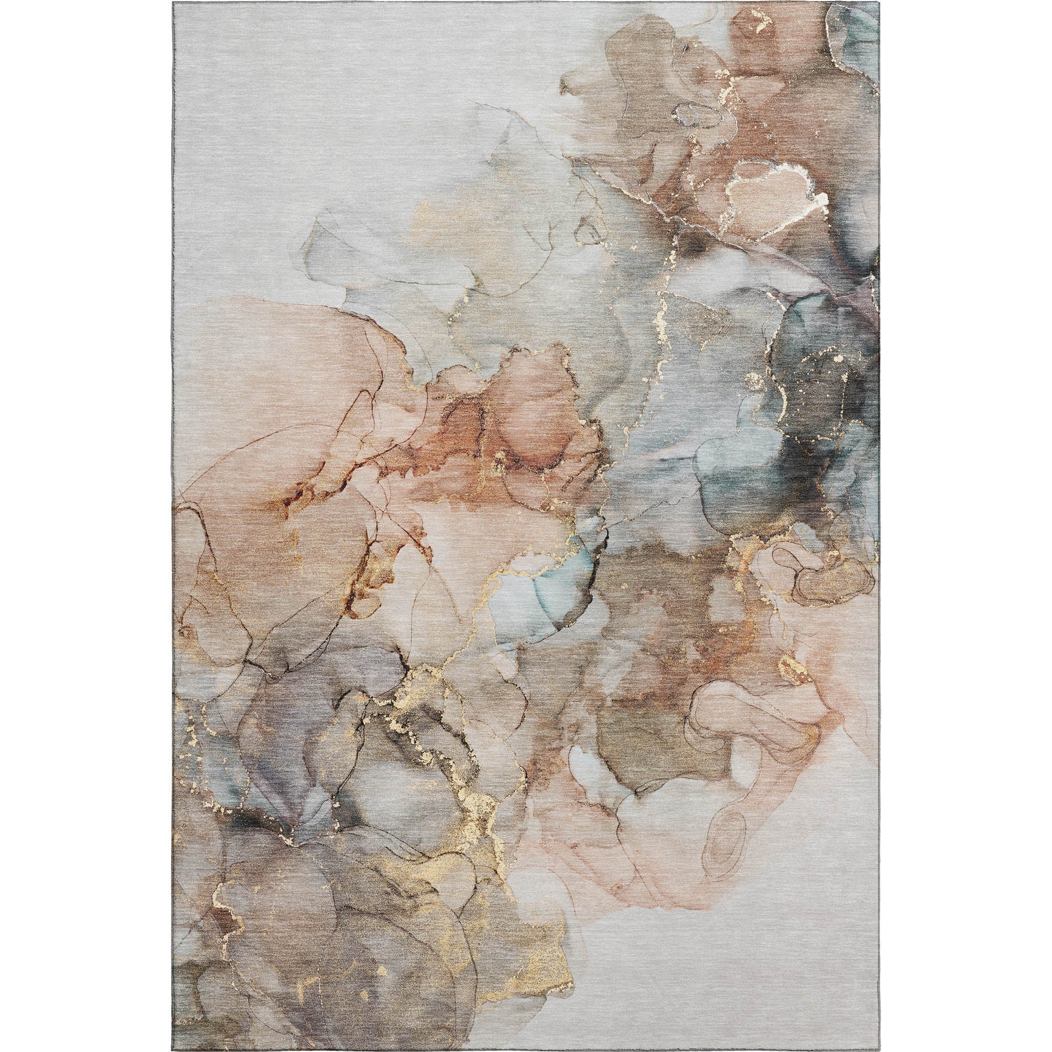 Marrakech Machine Washable Transitional Beige Brown Rug 2'6" x 3'10" #shape_Rectangle