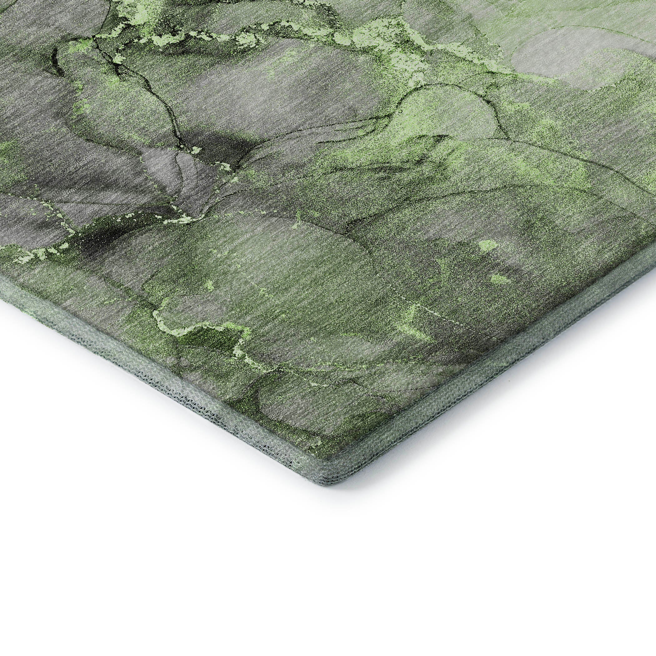 Marrakech Machine Washable Transitional Green Rug 1'8" x 2'6" #shape_Rectangle