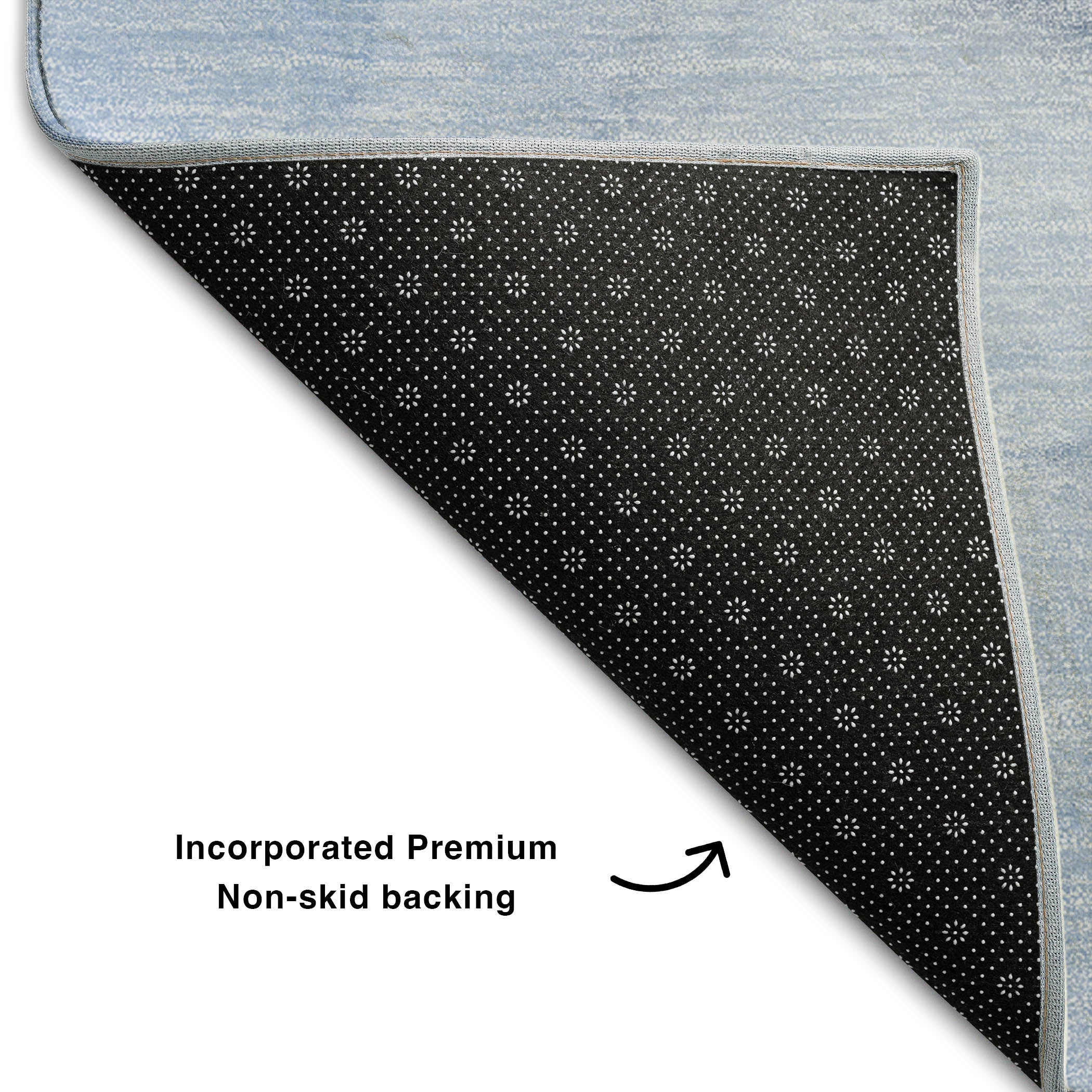 Budapest Machine Washable Transitional Blue Rug 1'8" x 2'6" #shape_Rectangle