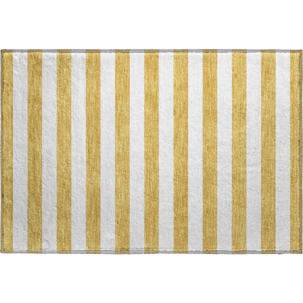Budapest Machine Washable Transitional Gold Rug 1'8" x 2'6"