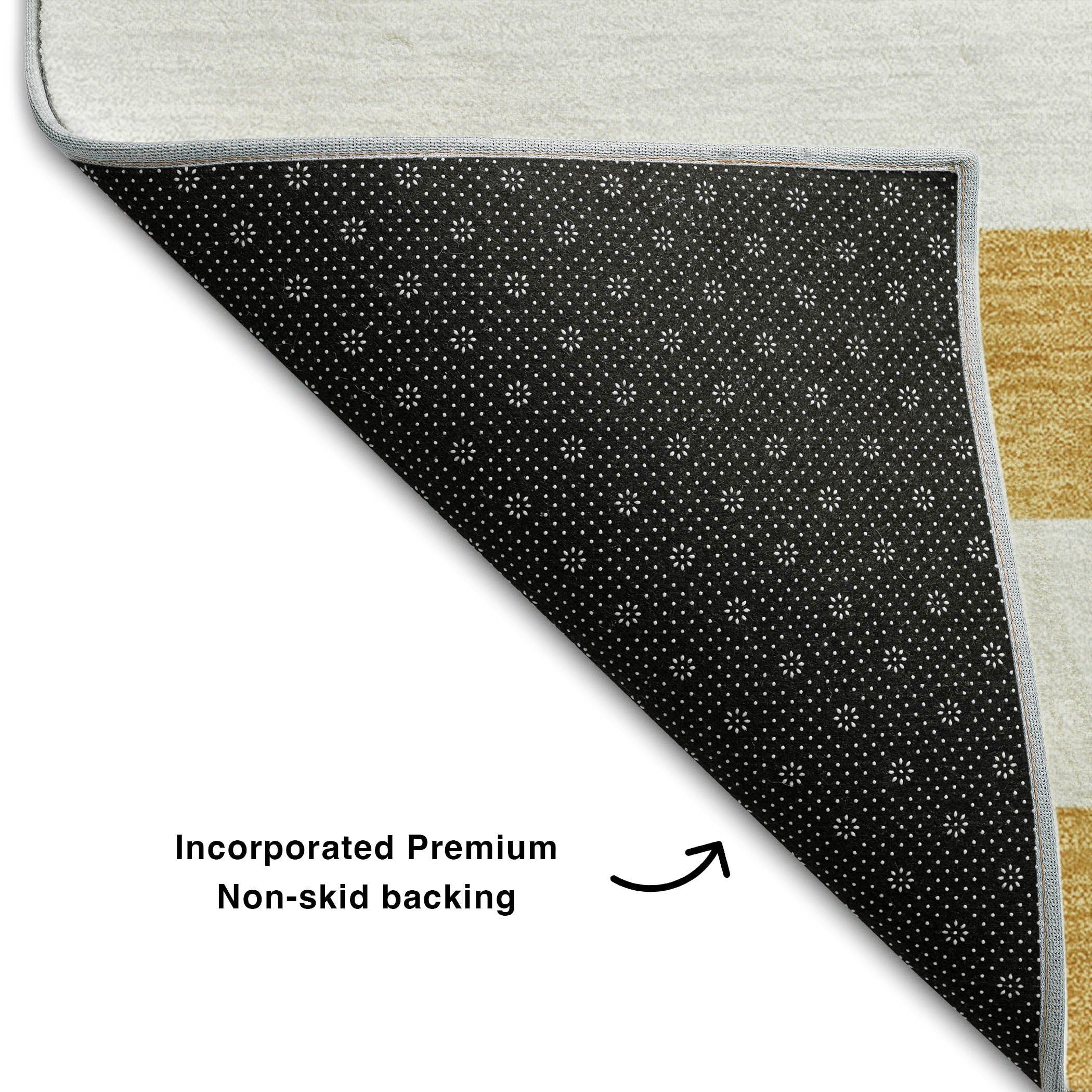 Budapest Machine Washable Transitional Gold Rug 1'8" x 2'6" #shape_Rectangle