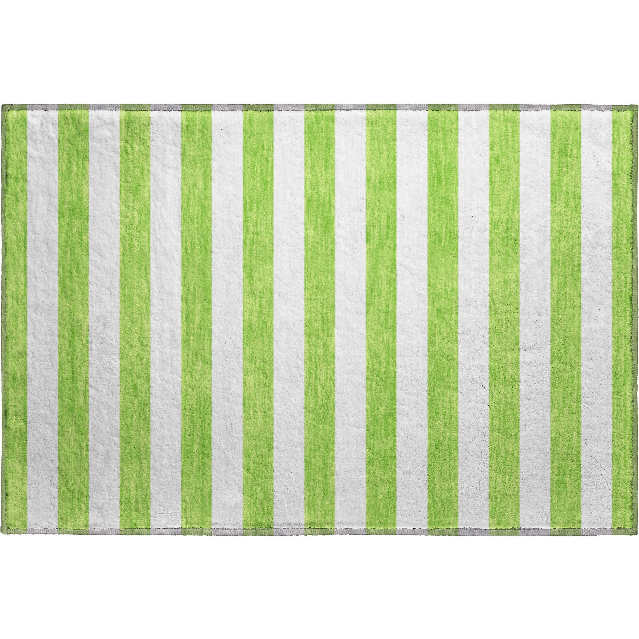 Budapest Machine Washable Transitional Lime Green Rug 1'8" x 2'6" #shape_Rectangle