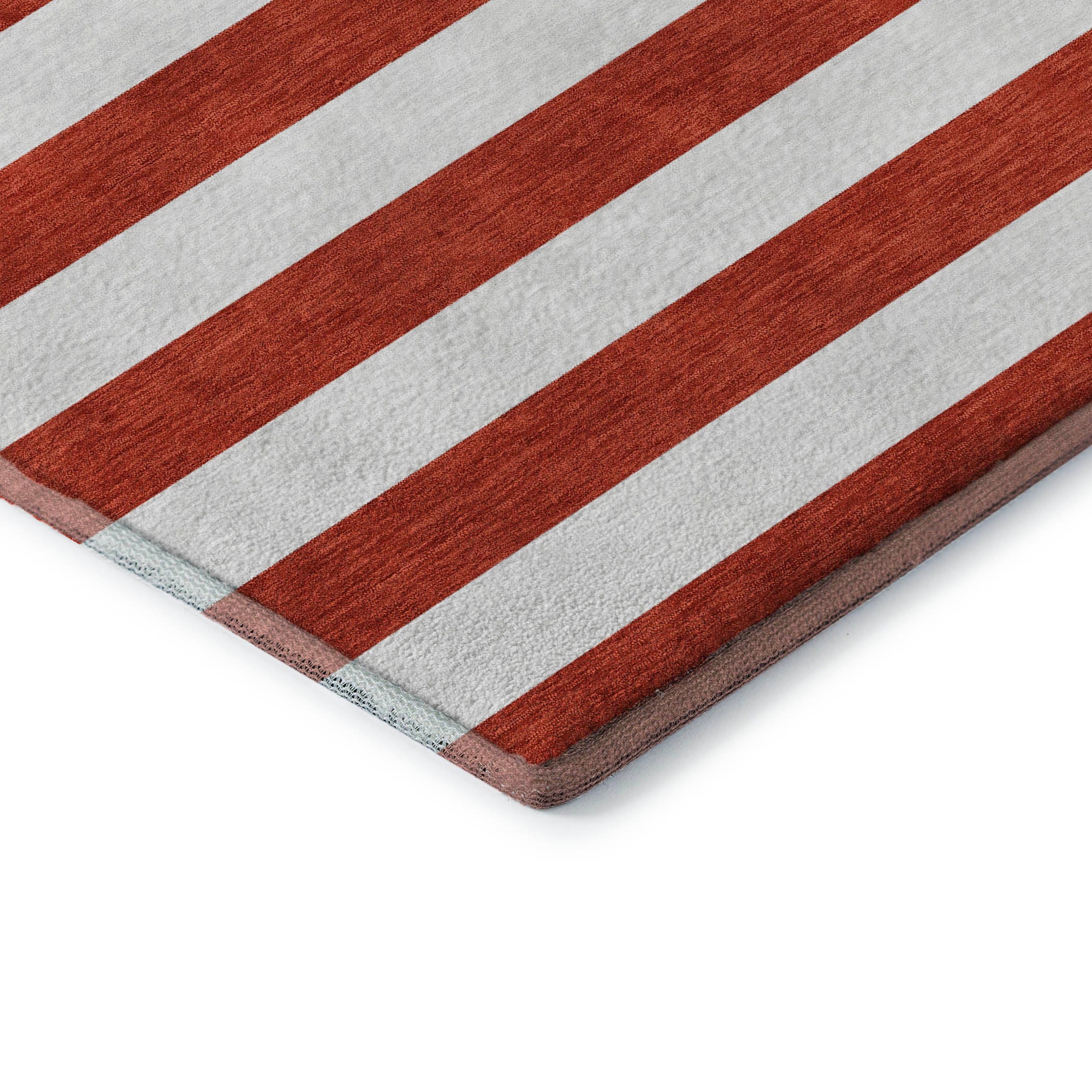 Budapest Machine Washable Transitional Red Rug 1'8" x 2'6" #shape_Rectangle
