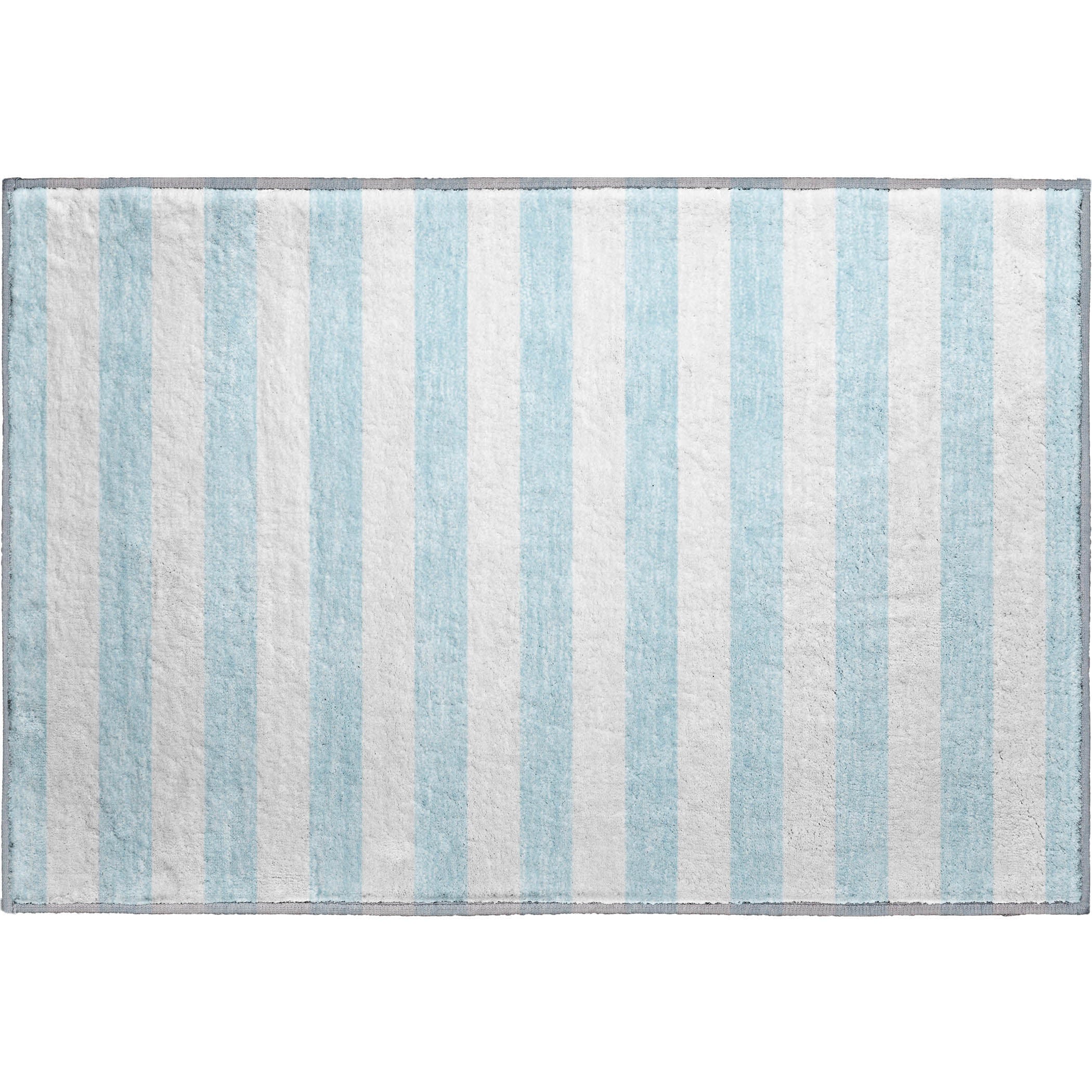 Budapest Machine Washable Transitional Sky Blue Rug 1'8" x 2'6" #shape_Rectangle