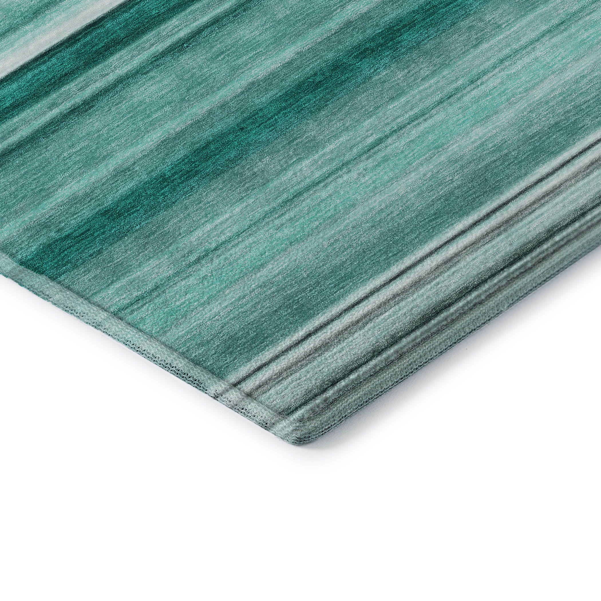 Antigua Machine Washable Transitional Aqua Teal Rug 1'8" x 2'6" #shape_Rectangle