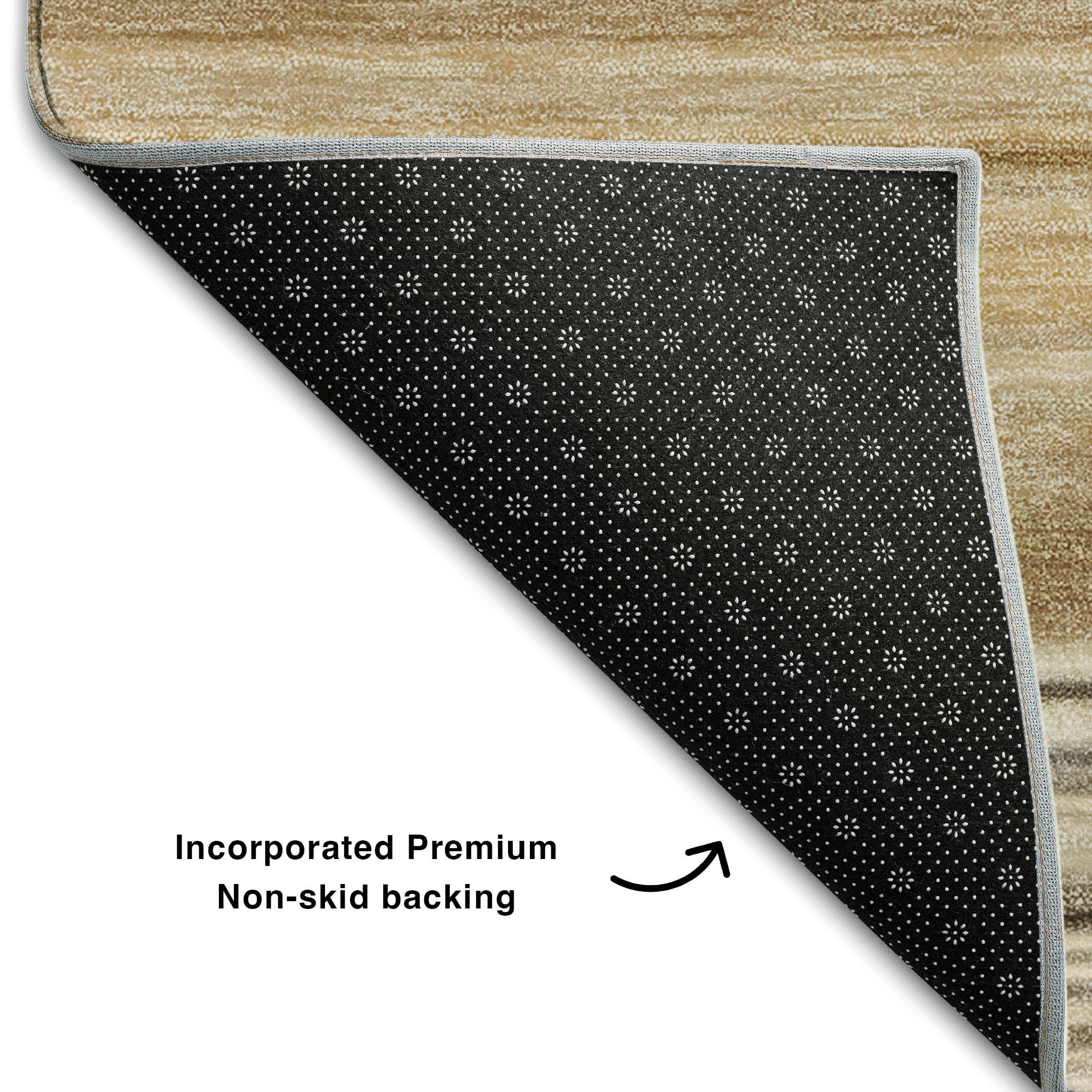 Antigua Machine Washable Transitional Chocolate Brown Rug 1'8" x 2'6" #shape_Rectangle