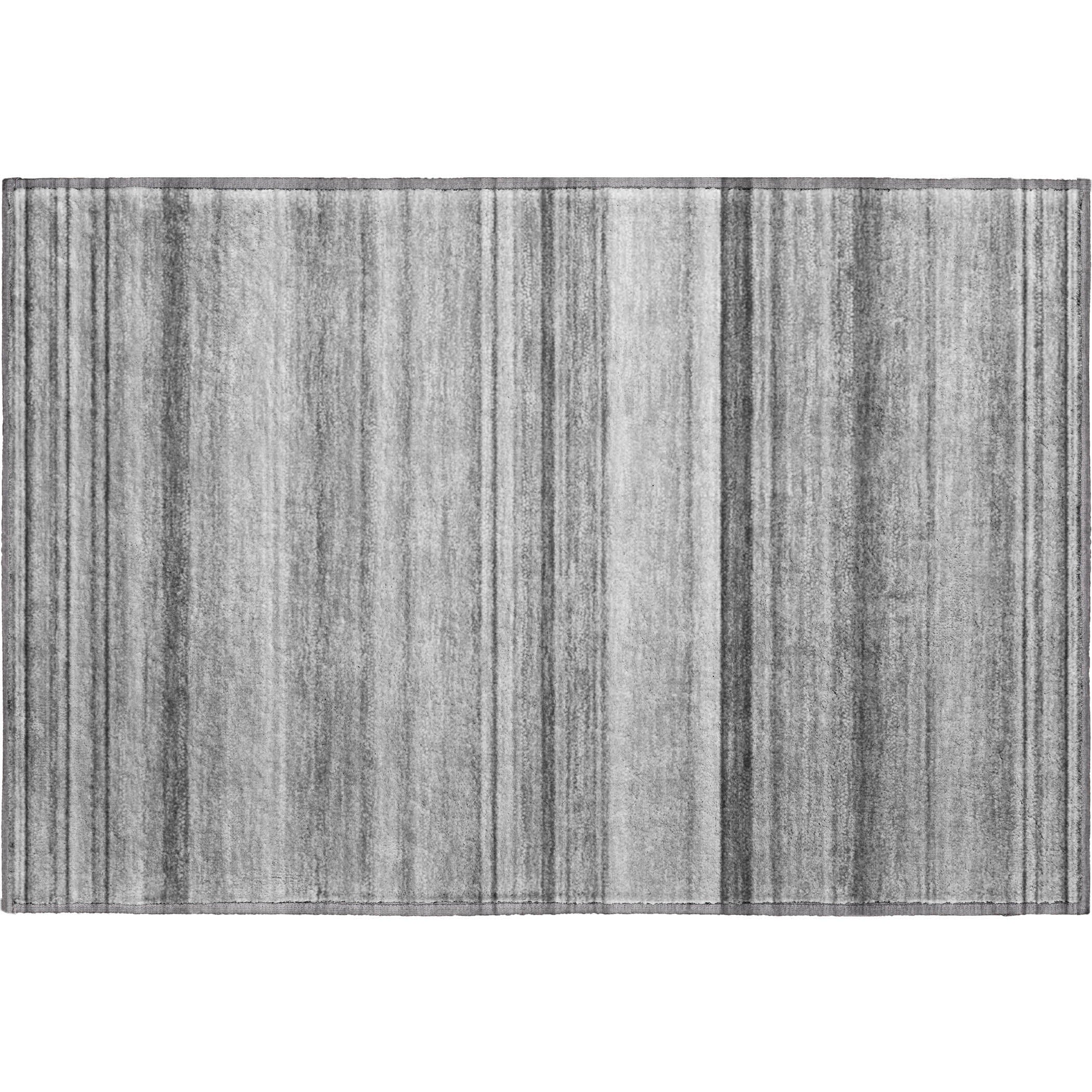 Antigua Machine Washable Transitional Gray Rug 1'8" x 2'6" #shape_Rectangle