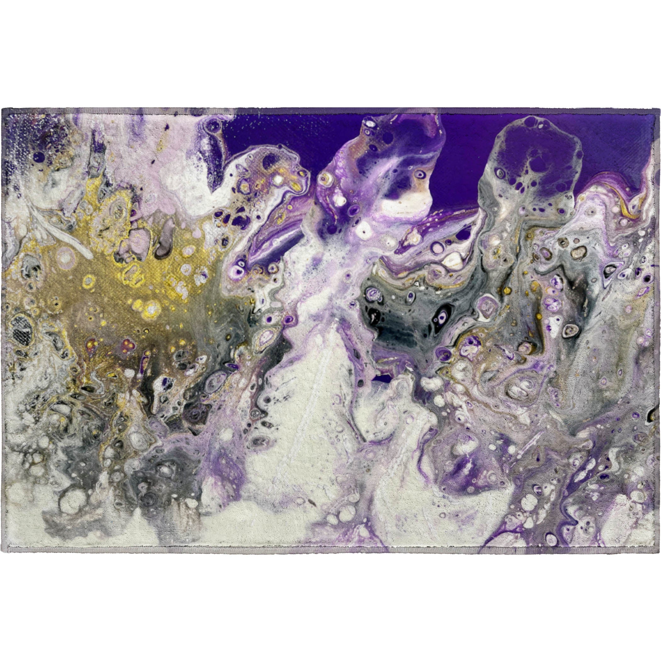 Nairobi Machine Washable Contemporary Amethyst Purple Rug 1'8" x 2'6" #shape_Rectangle