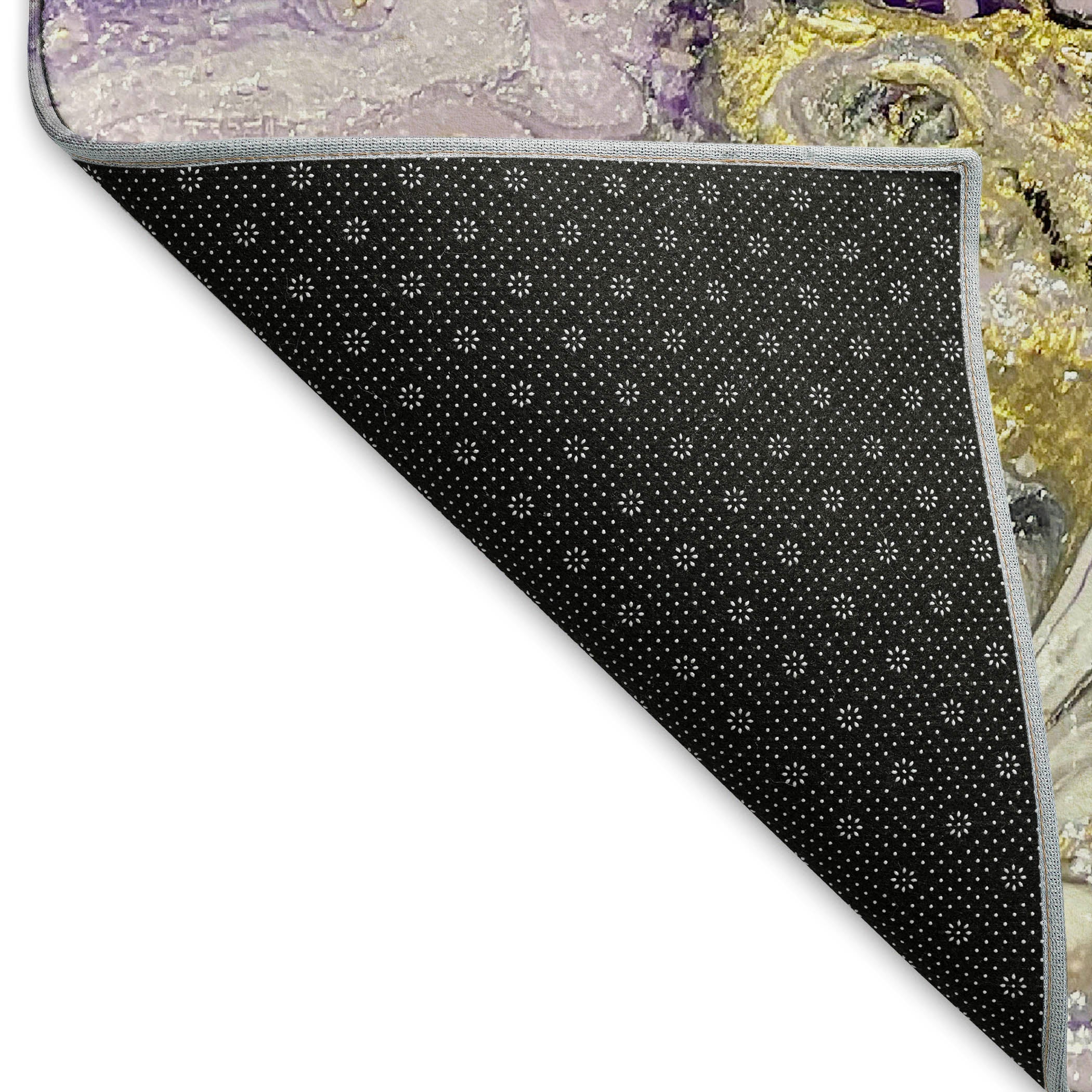 Nairobi Machine Washable Contemporary Amethyst Purple Rug 1'8" x 2'6" #shape_Rectangle