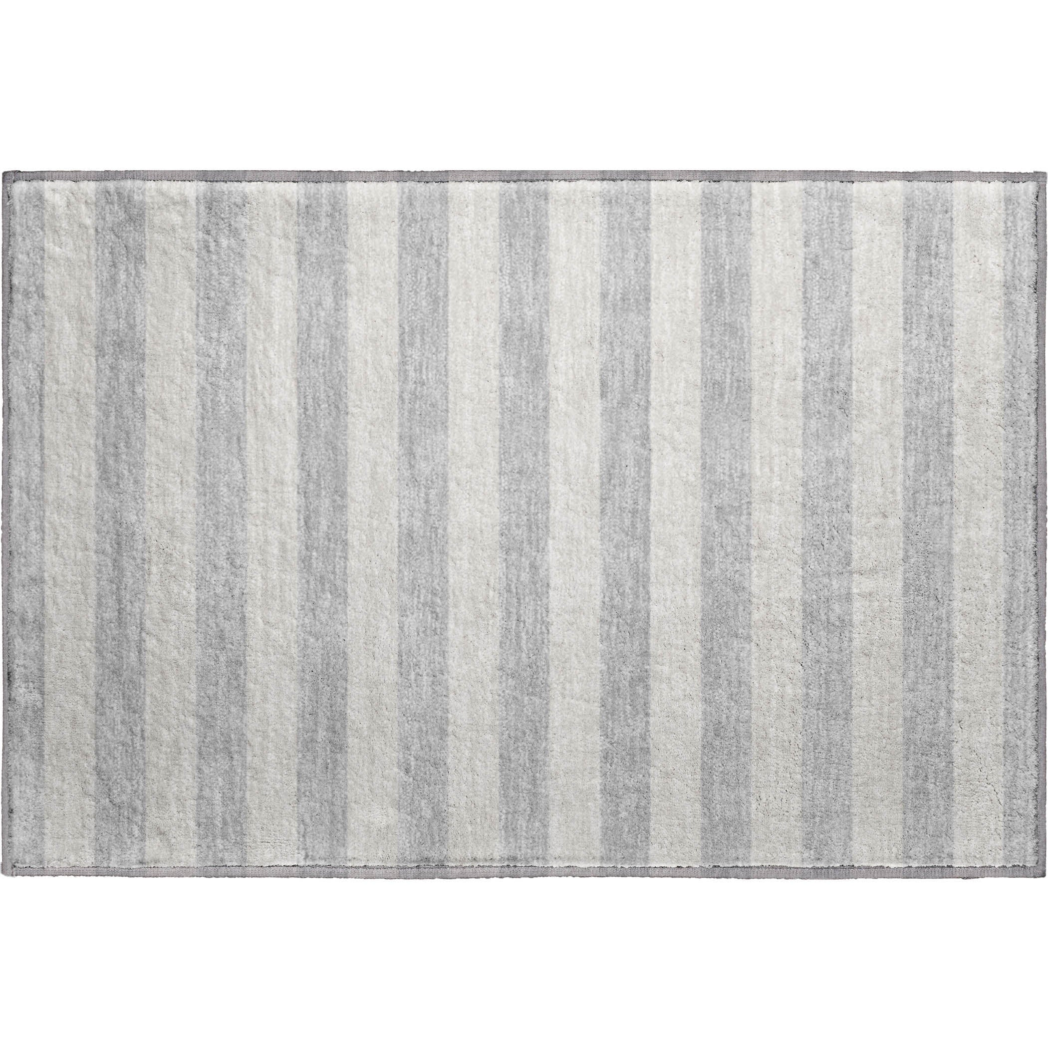 Dublin Machine Washable Transitional Pewter Gray Rug 1'8" x 2'6" #shape_Rectangle