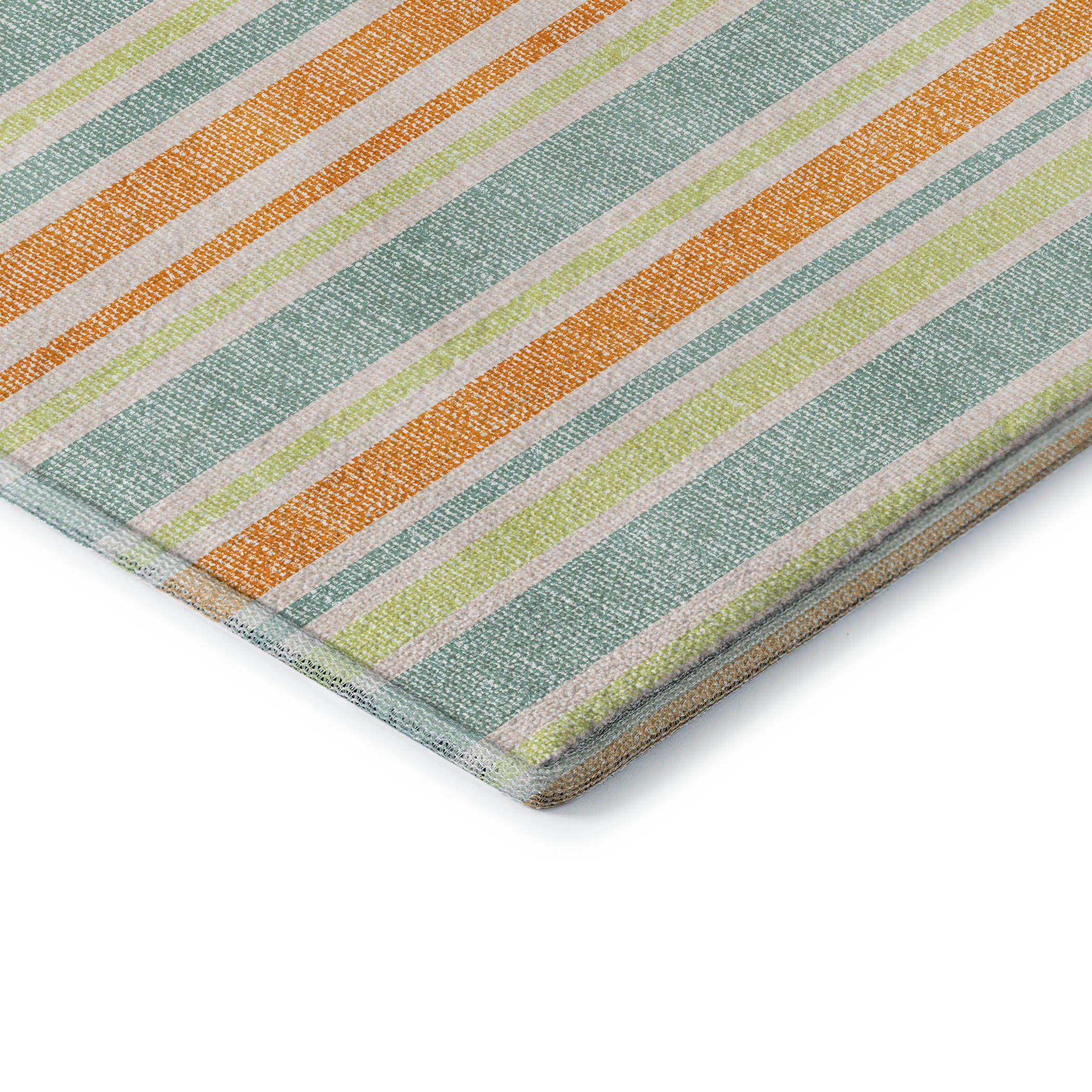 Bogota Machine Washable Transitional Orange Rug 1'8" x 2'6" #shape_Rectangle