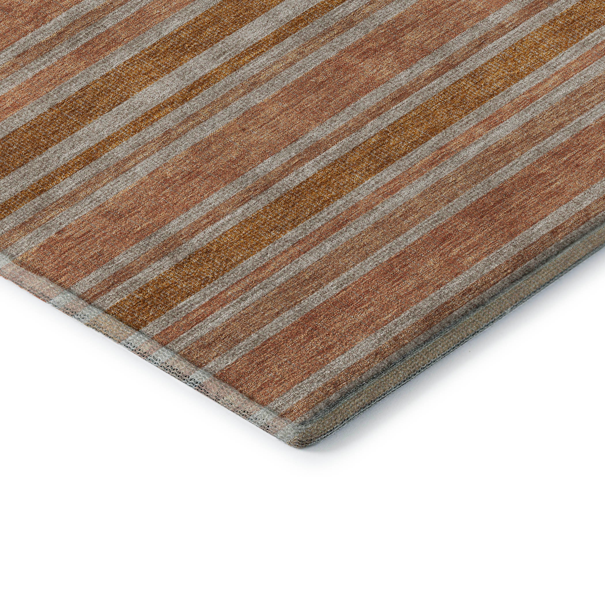 Bogota Machine Washable Transitional Paprika Orange Rug 1'8" x 2'6" #shape_Rectangle