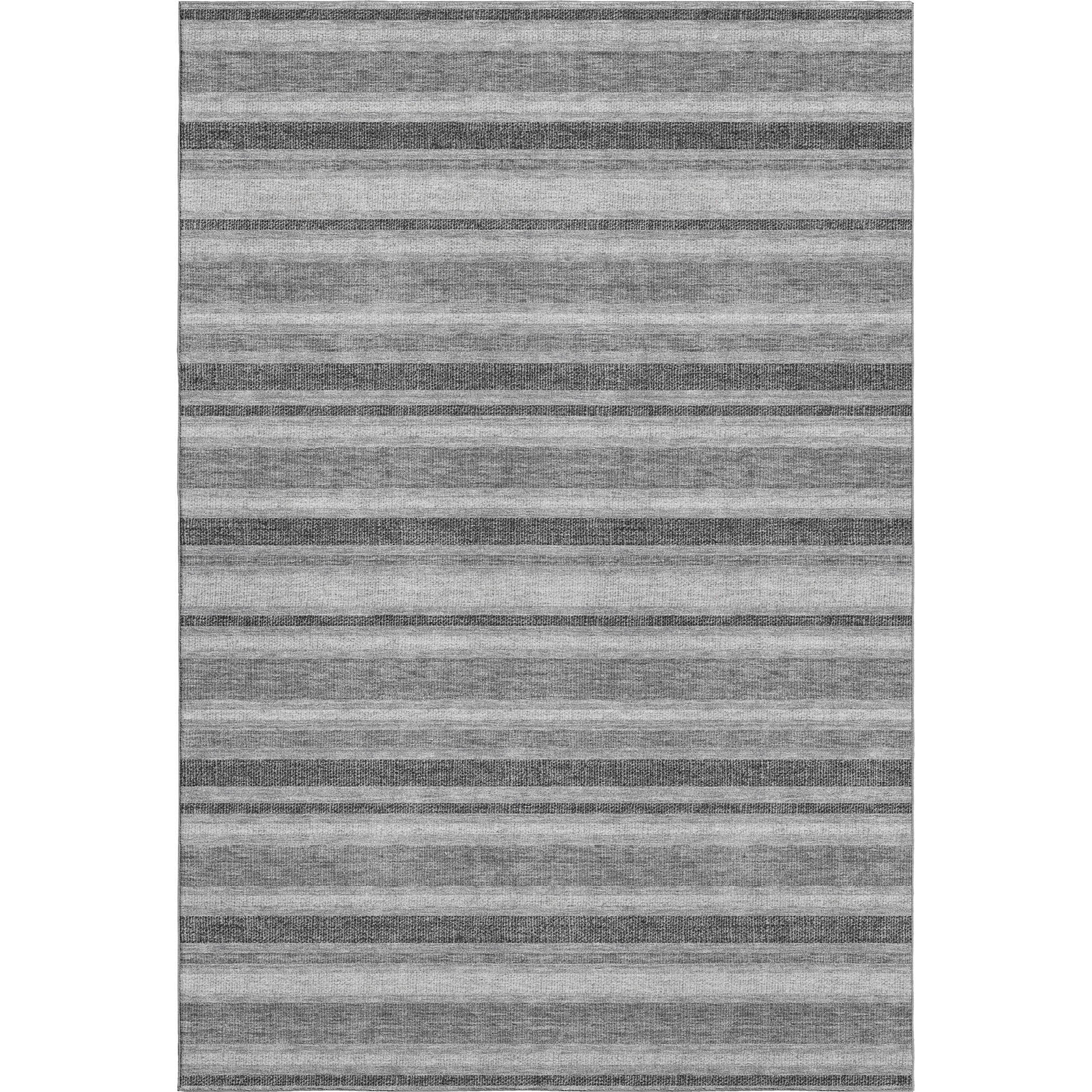 Bogota Machine Washable Transitional Silver Gray Rug 2'6" x 3'10" #shape_Rectangle