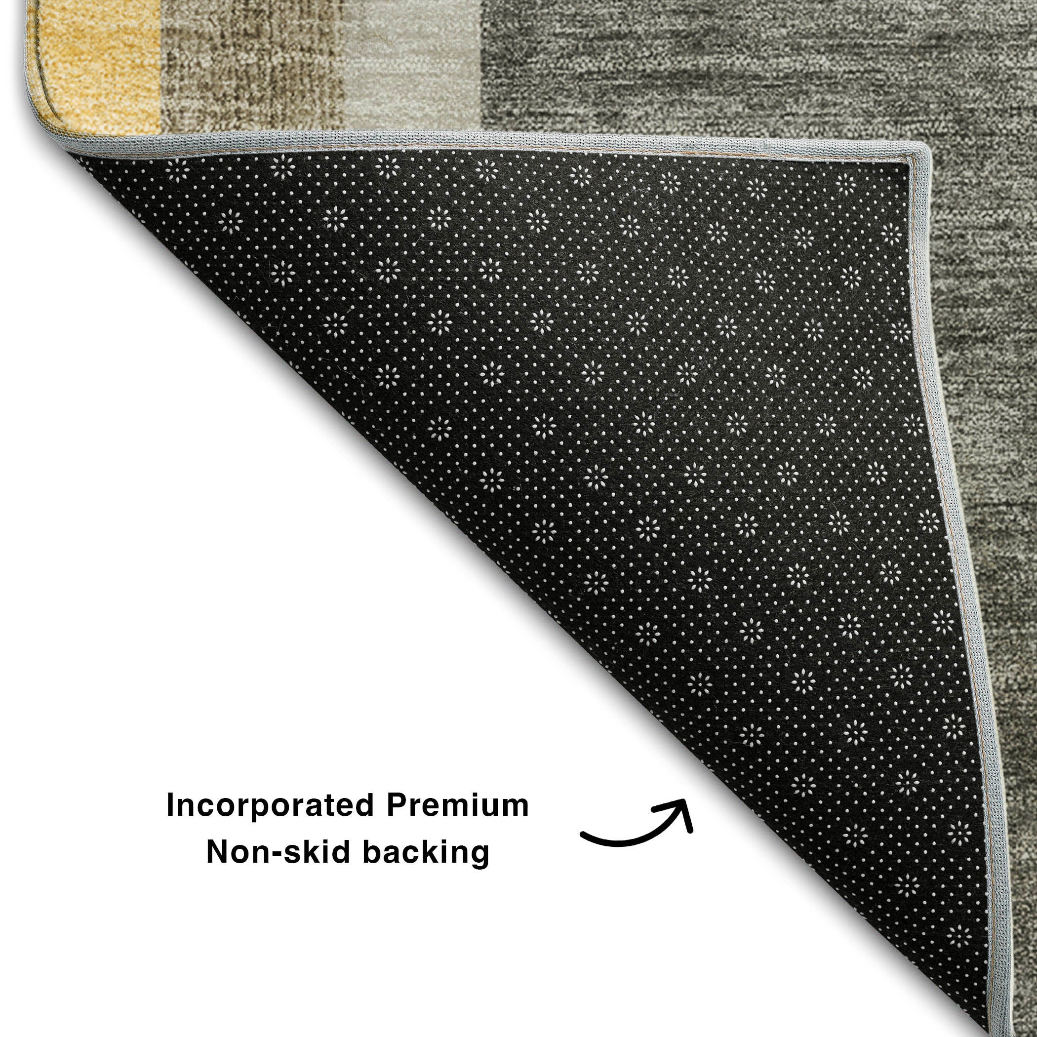 Vienna Machine Washable Transitional Taupe Brown Rug 1'8" x 2'6" #shape_Rectangle