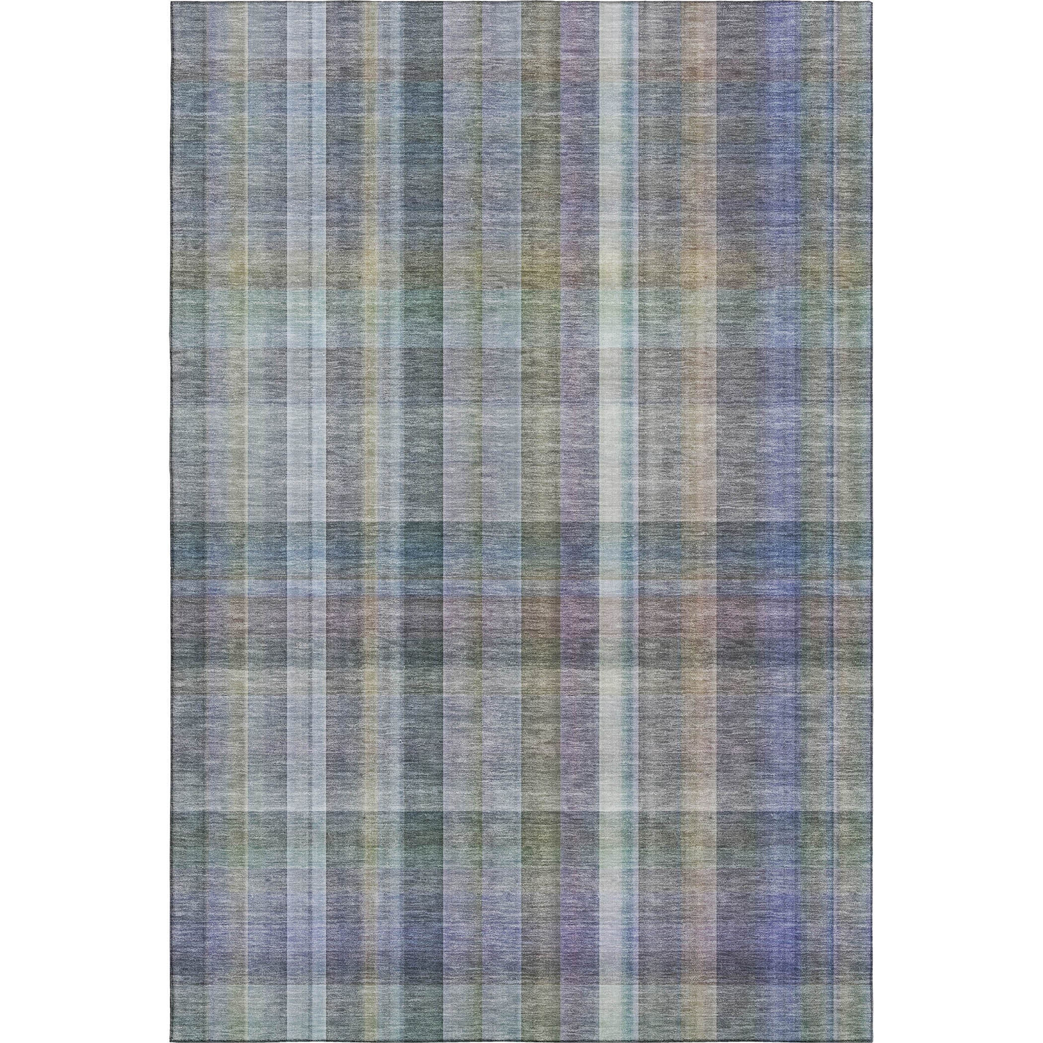 Mdina Machine Washable Transitional Green Rug 2'6" x 3'10" #shape_Rectangle