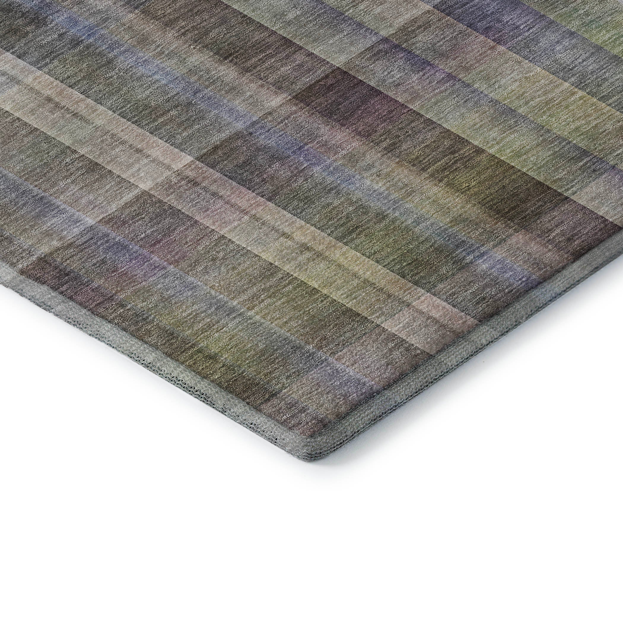 Mdina Machine Washable Transitional Pewter Gray Rug 1'8" x 2'6" #shape_Rectangle